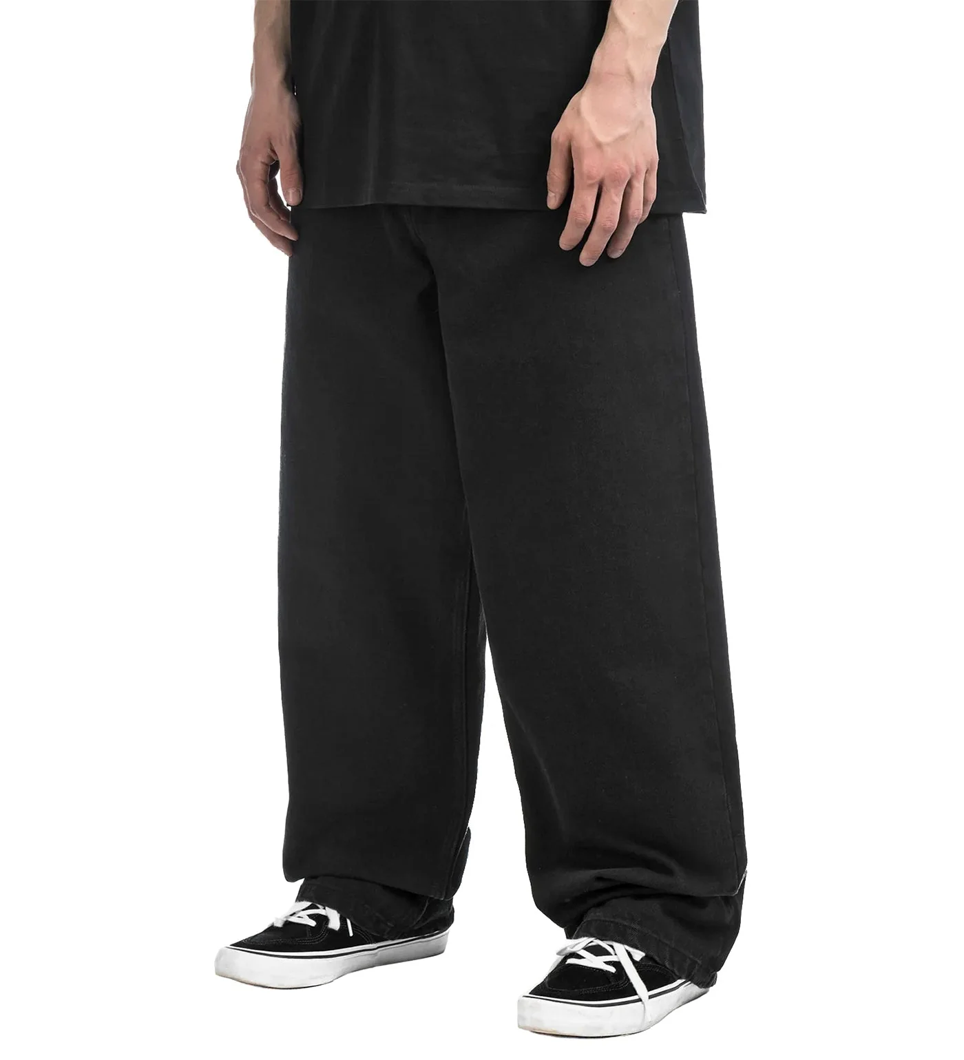 Check-5 Baggy Jeans, Black - Image 3
