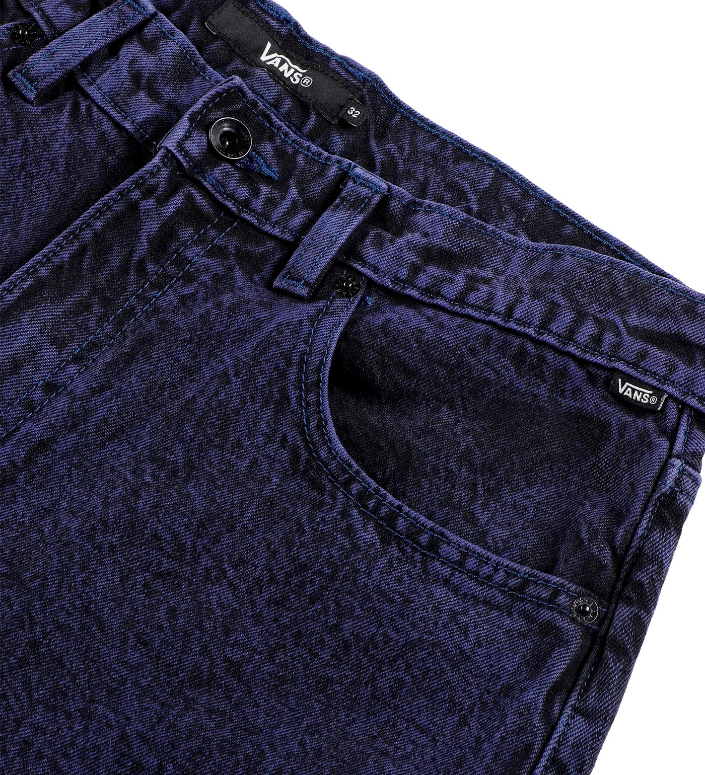 Check-5 Baggy Jeans, Deep Indigo - Image 3