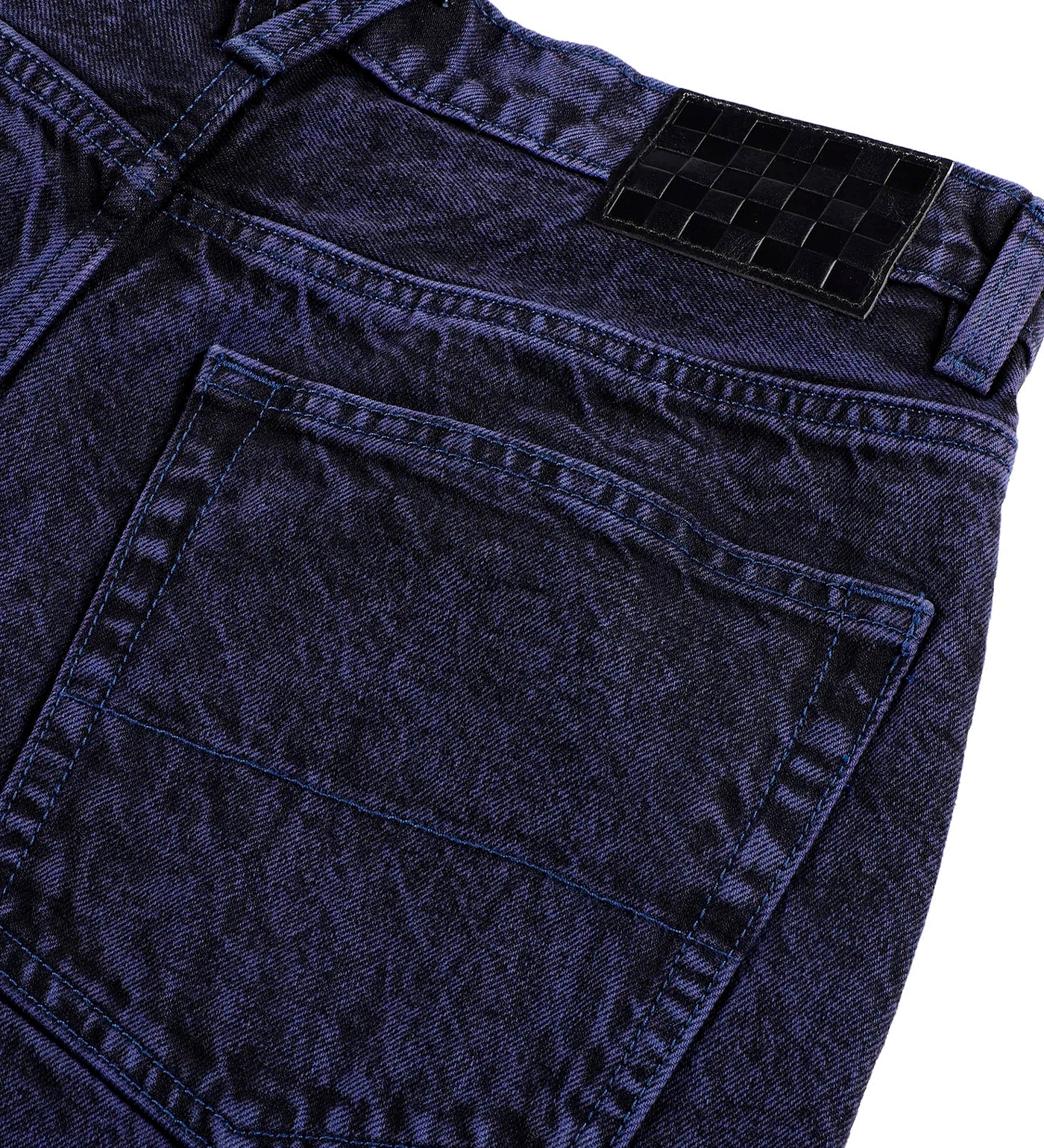 Check-5 Baggy Jeans, Deep Indigo - Image 4