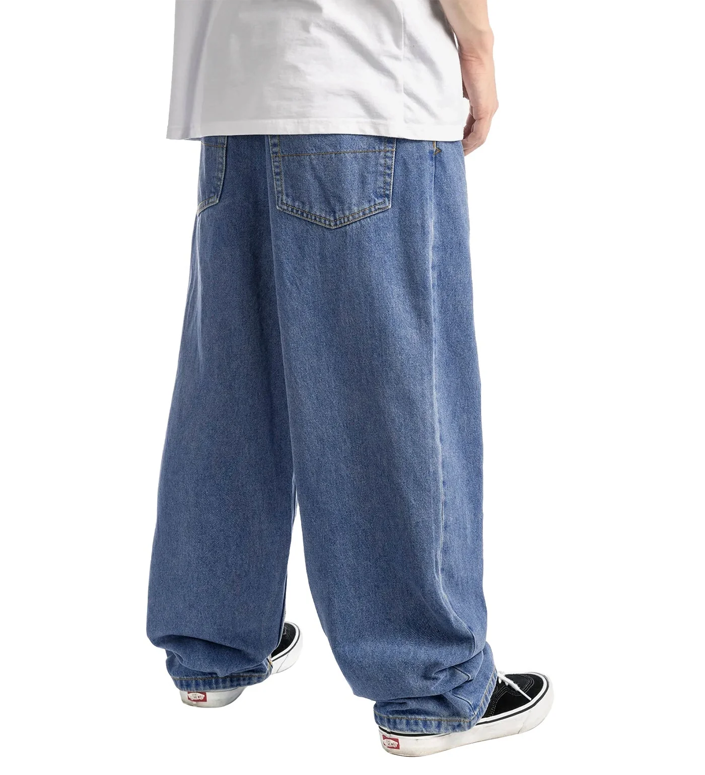Check-5 Baggy Jeans, Stonewash/Blue - Image 4