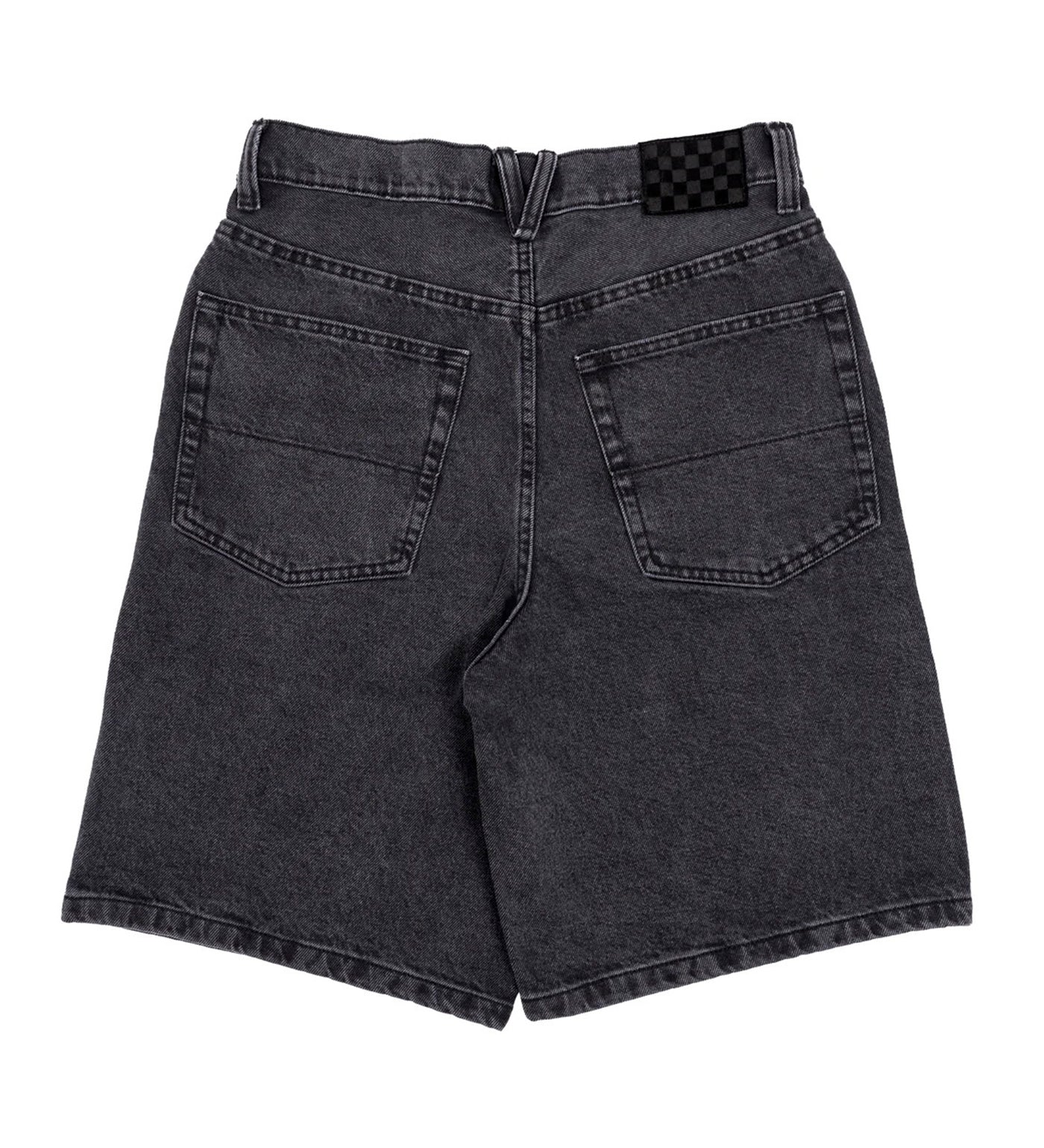 Check-5 Baggy Jorts, Washed Black - Image 2