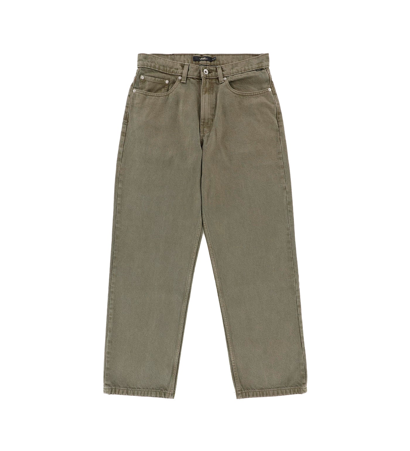 Check-5 Loose Jeans, Mossy Green