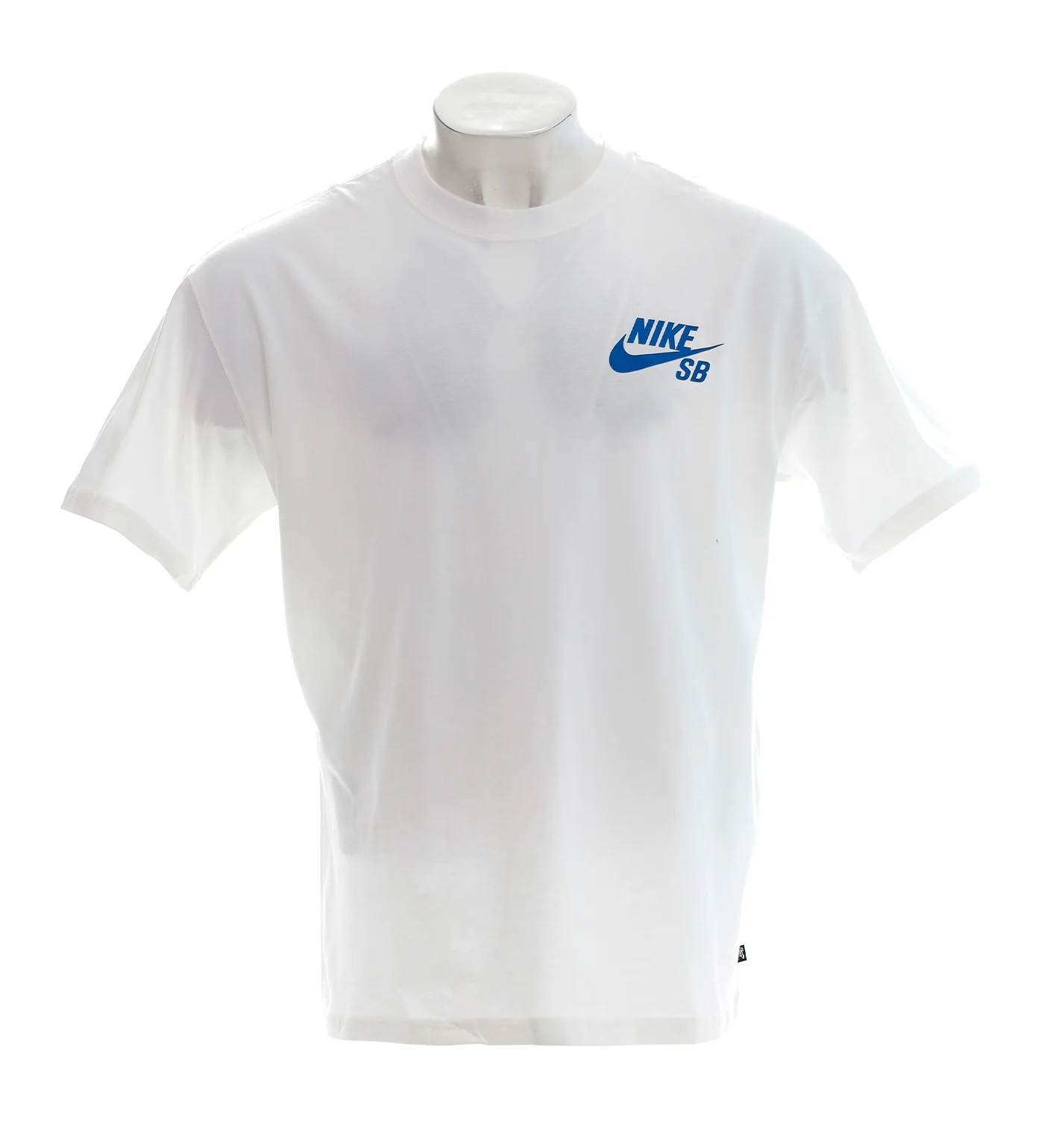 Chest Logo, White/Blue