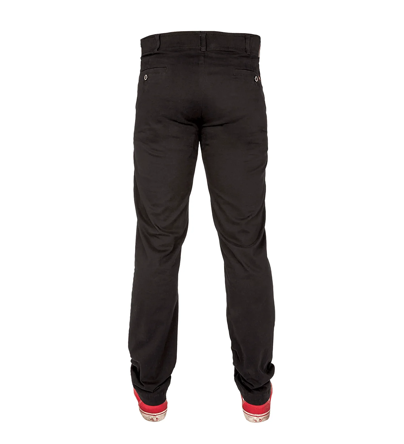 Chino Stretch Pants, Black - Image 3