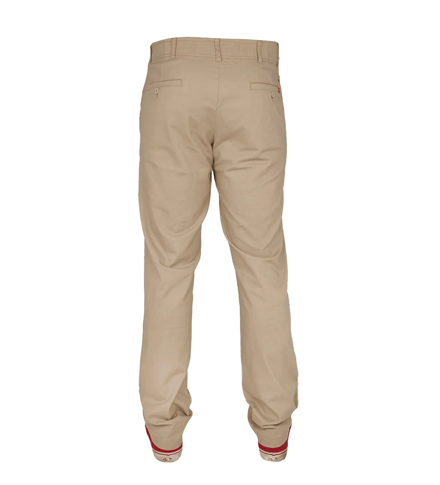 Chino Stretch Pants, Khaki - Image 3