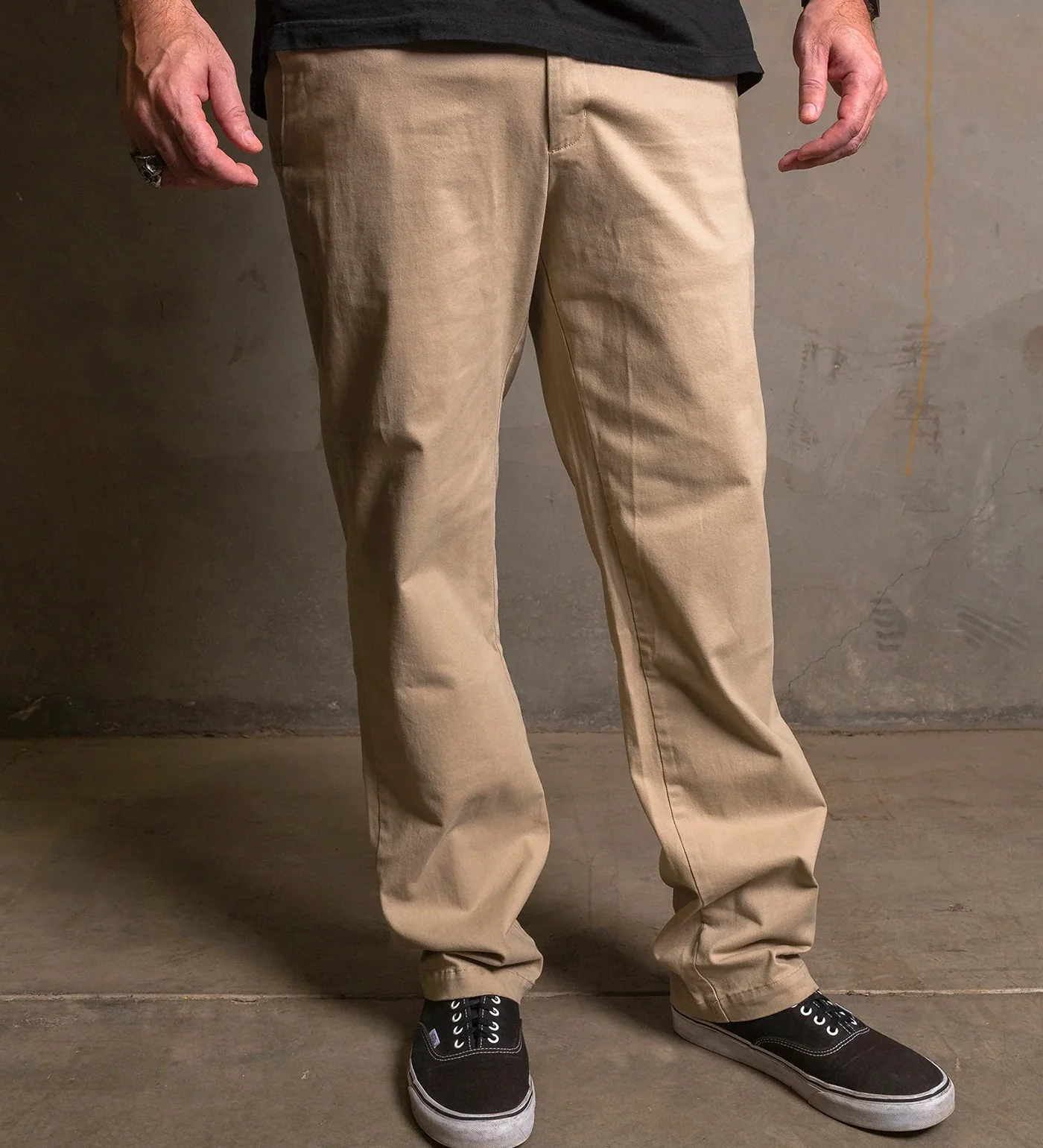 Chino Stretch Pants, Khaki - Image 6