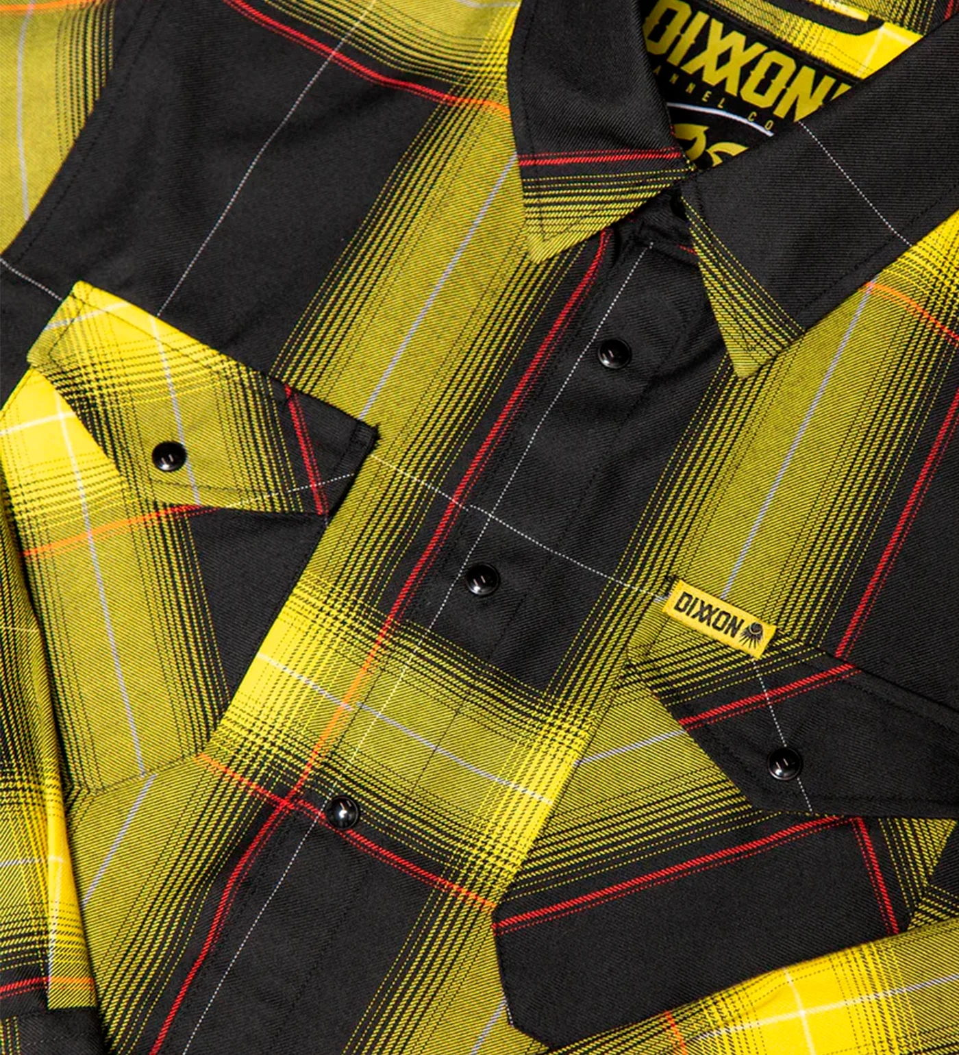 Christian Hosoi Flannel, Yellow/Black - Image 2
