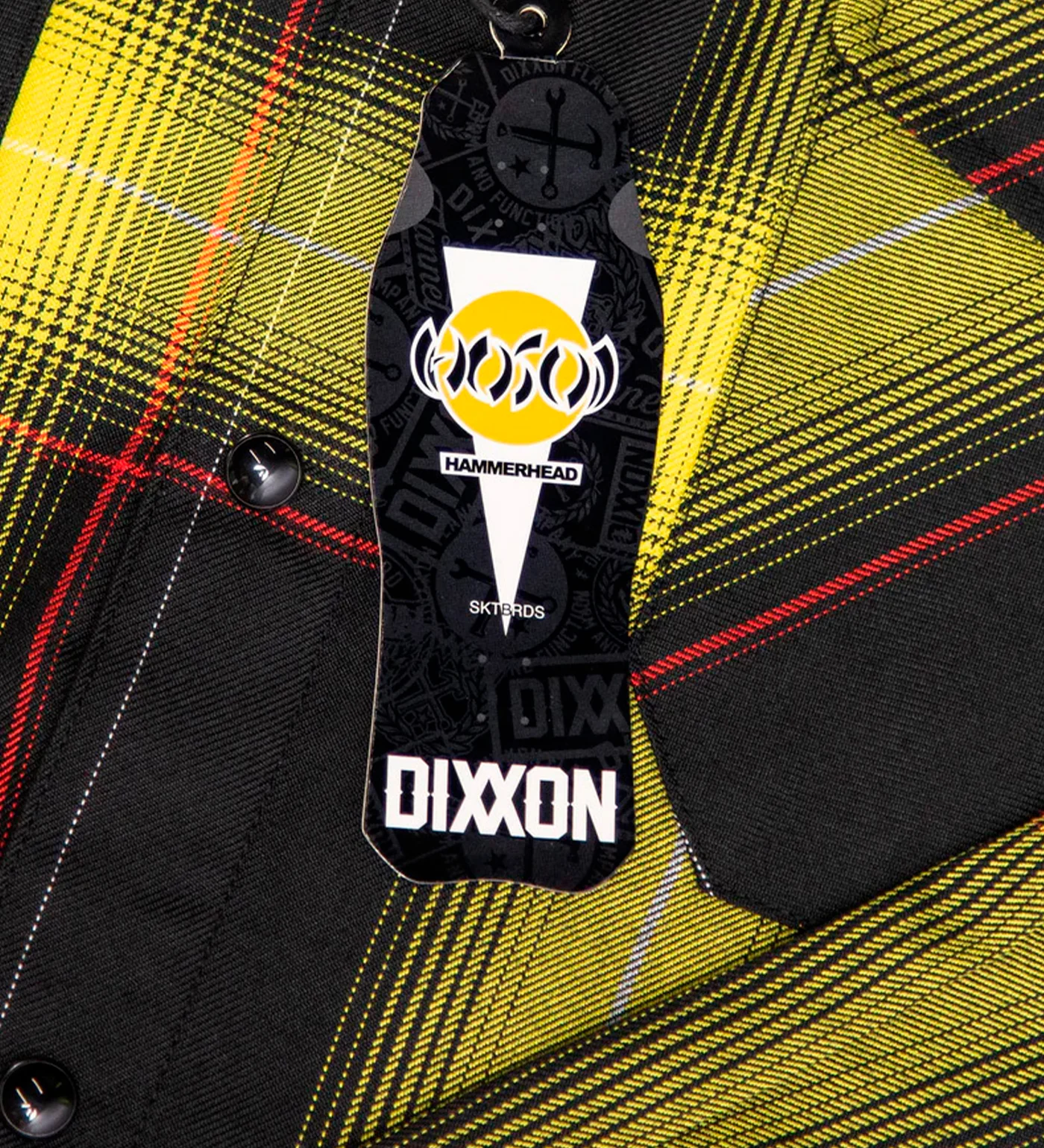 Christian Hosoi Flannel, Yellow/Black - Image 3