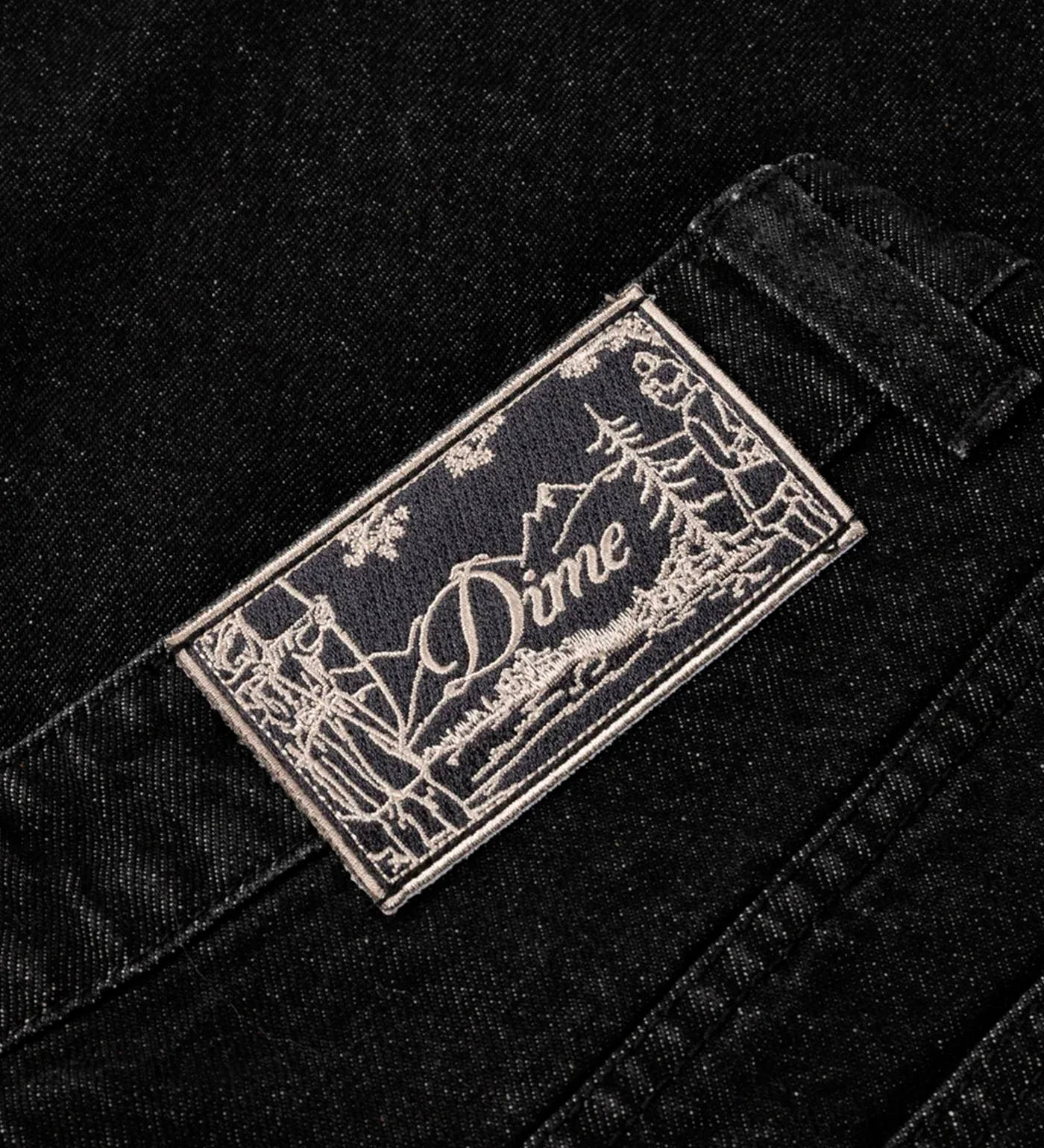 Classic Baggy Denim, Black Washed - Image 2