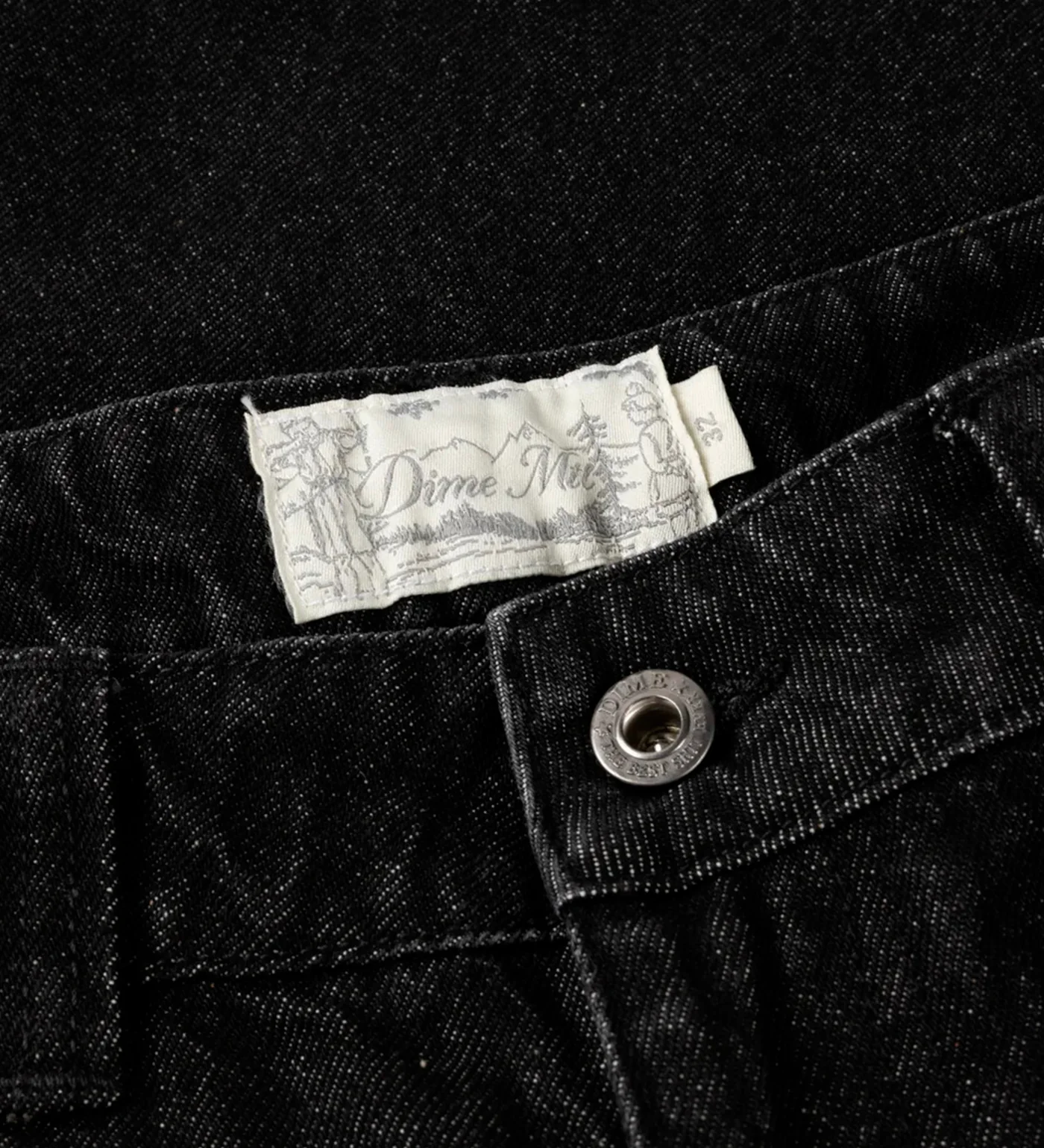 Classic Baggy Denim, Black Washed - Image 3