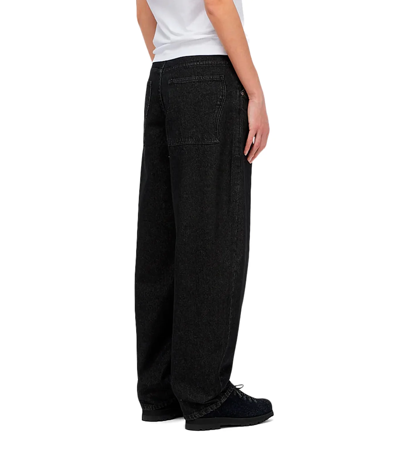 Classic Baggy Denim, Black Washed - Image 5