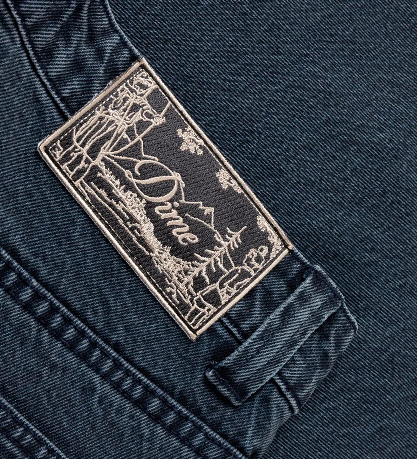 Classic Baggy Denim, Overdyed Blue - Image 2