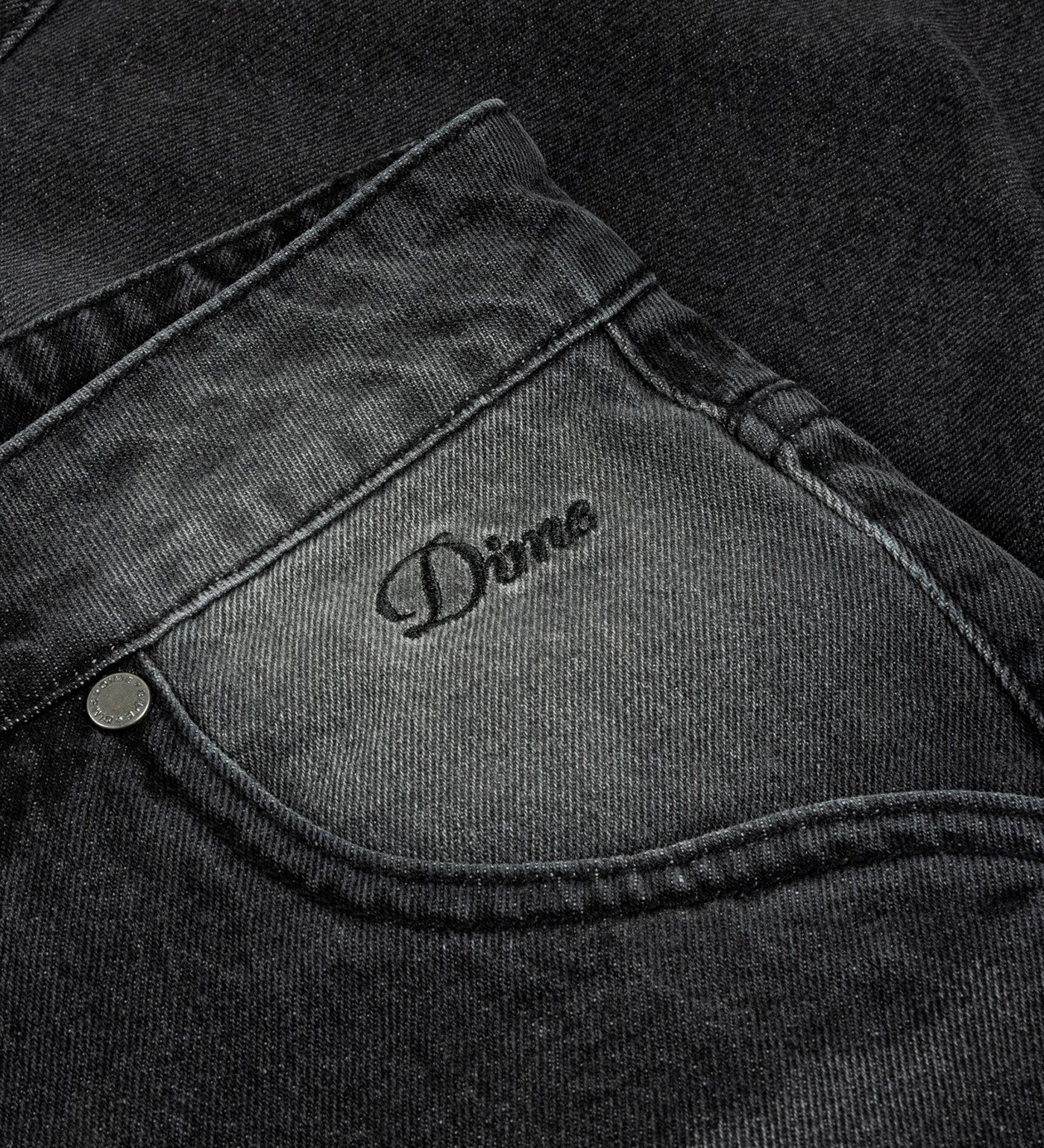 Classic Baggy Denim, Sandblasted Black - Image 3