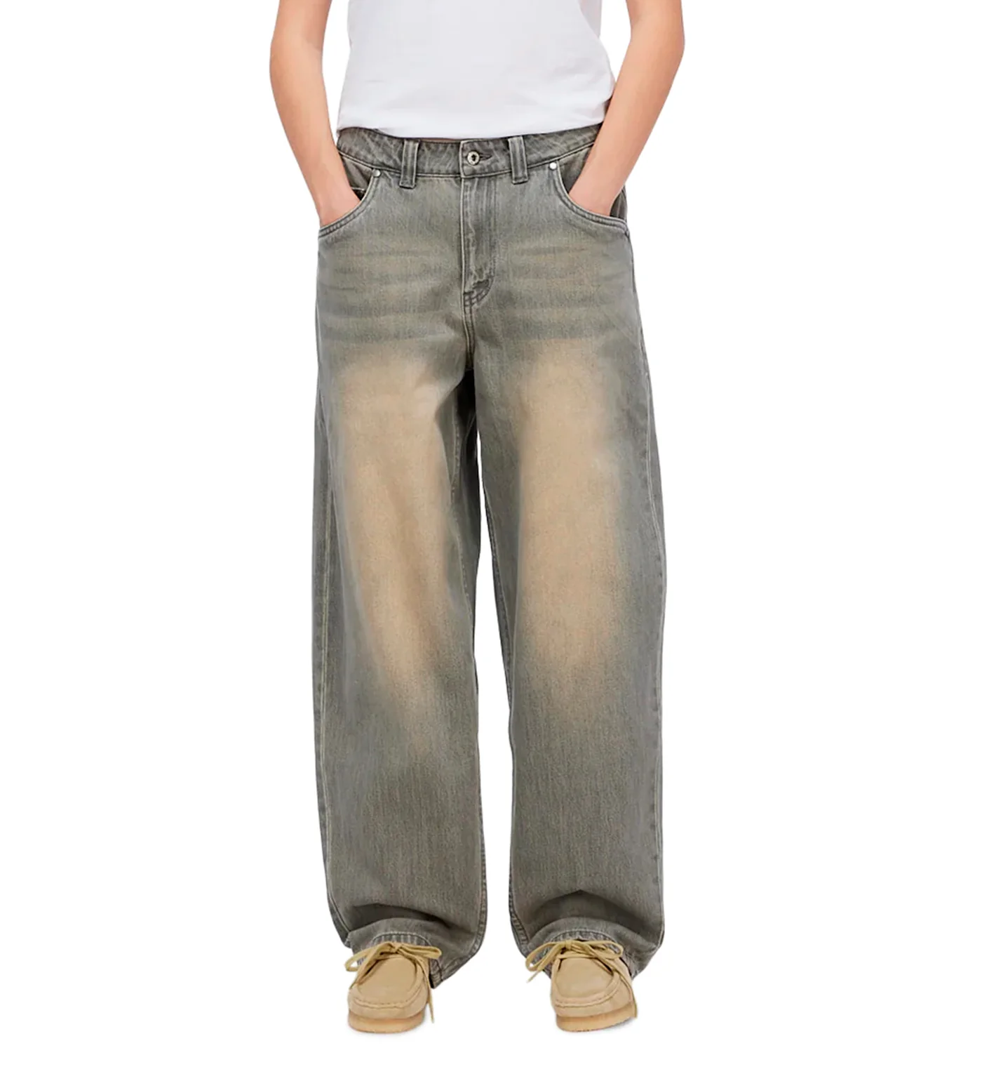 Classic Baggy Denim, Sandblasted Desert - Image 5