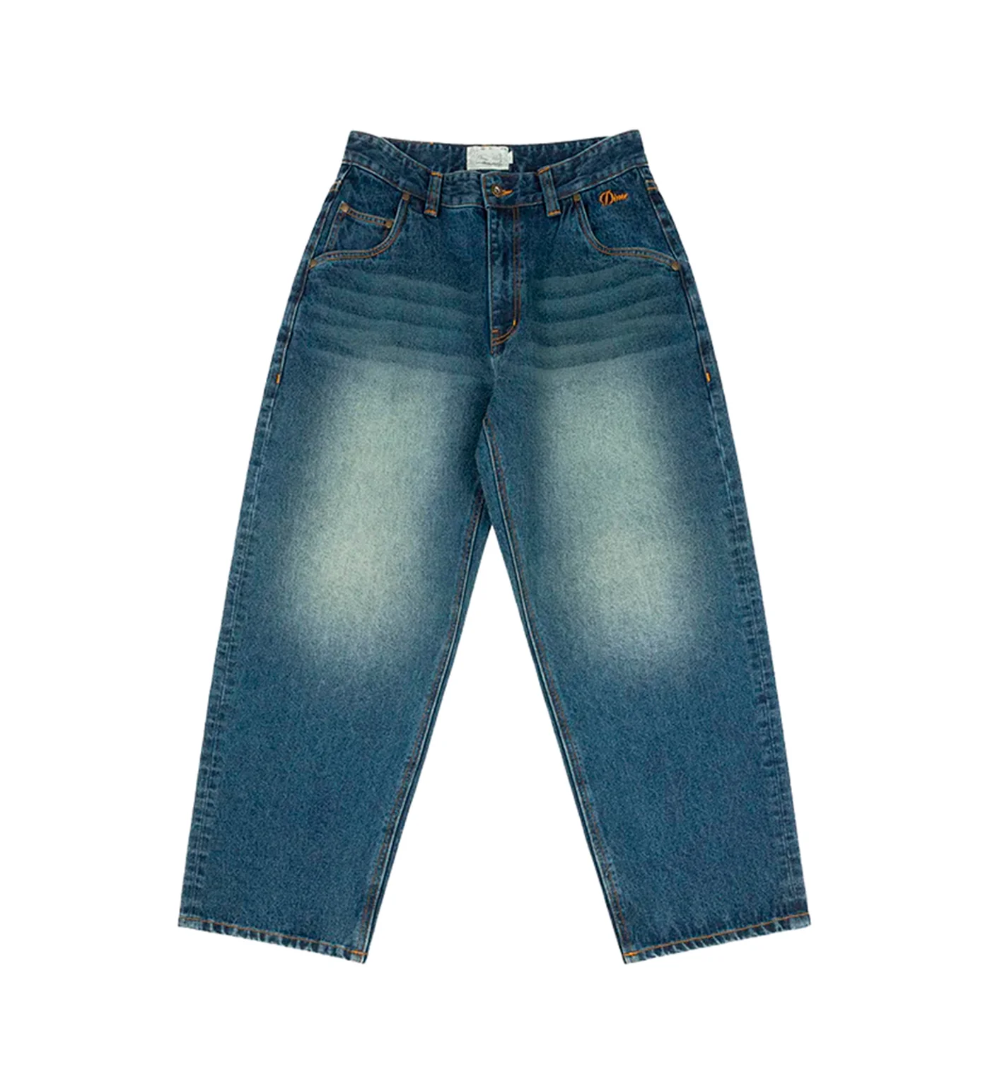 Classic Baggy Denim, Sandblasted Night Indigo