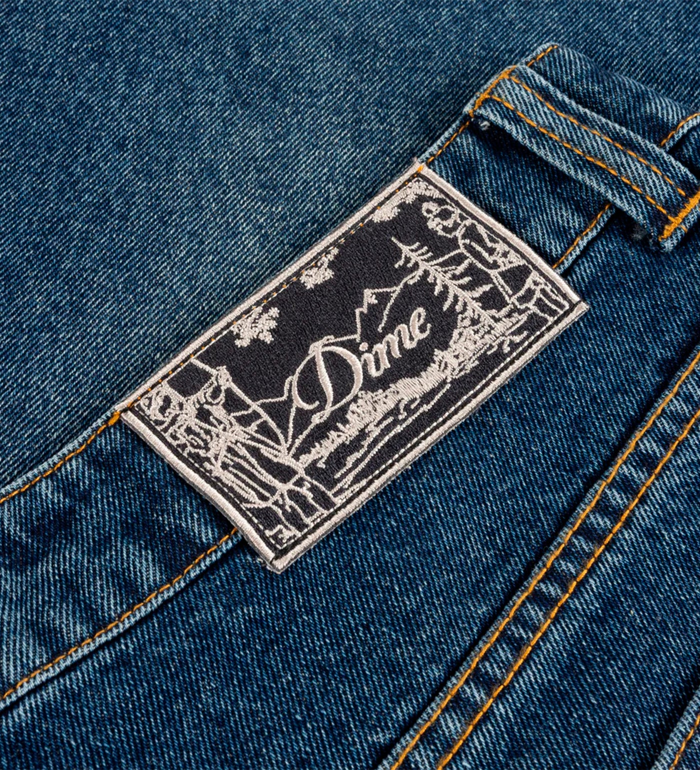 Classic Baggy Denim, Sandblasted Night Indigo - Image 3