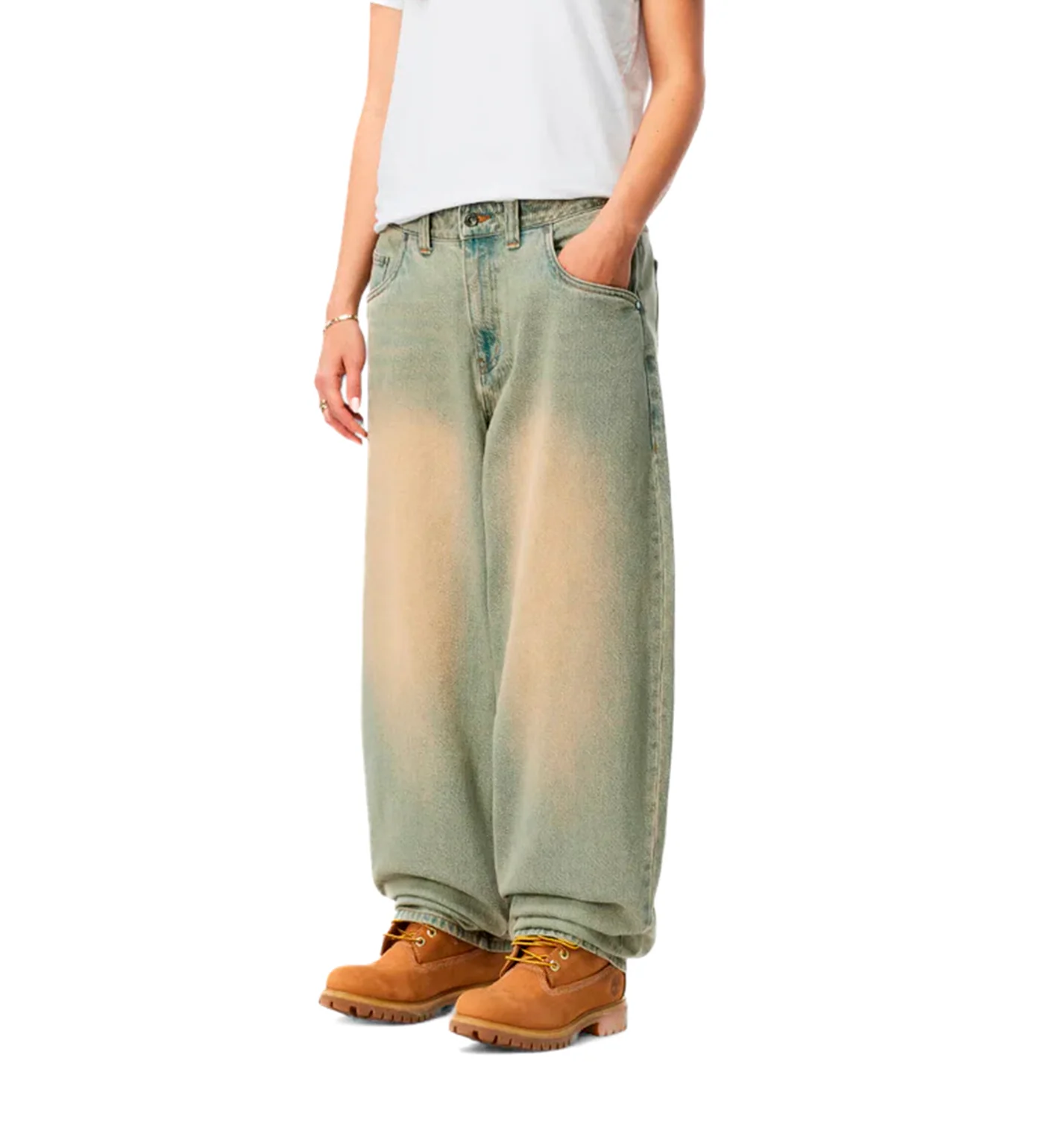 Classic Baggy Denim, Sandblasted Sky Blue - Image 5