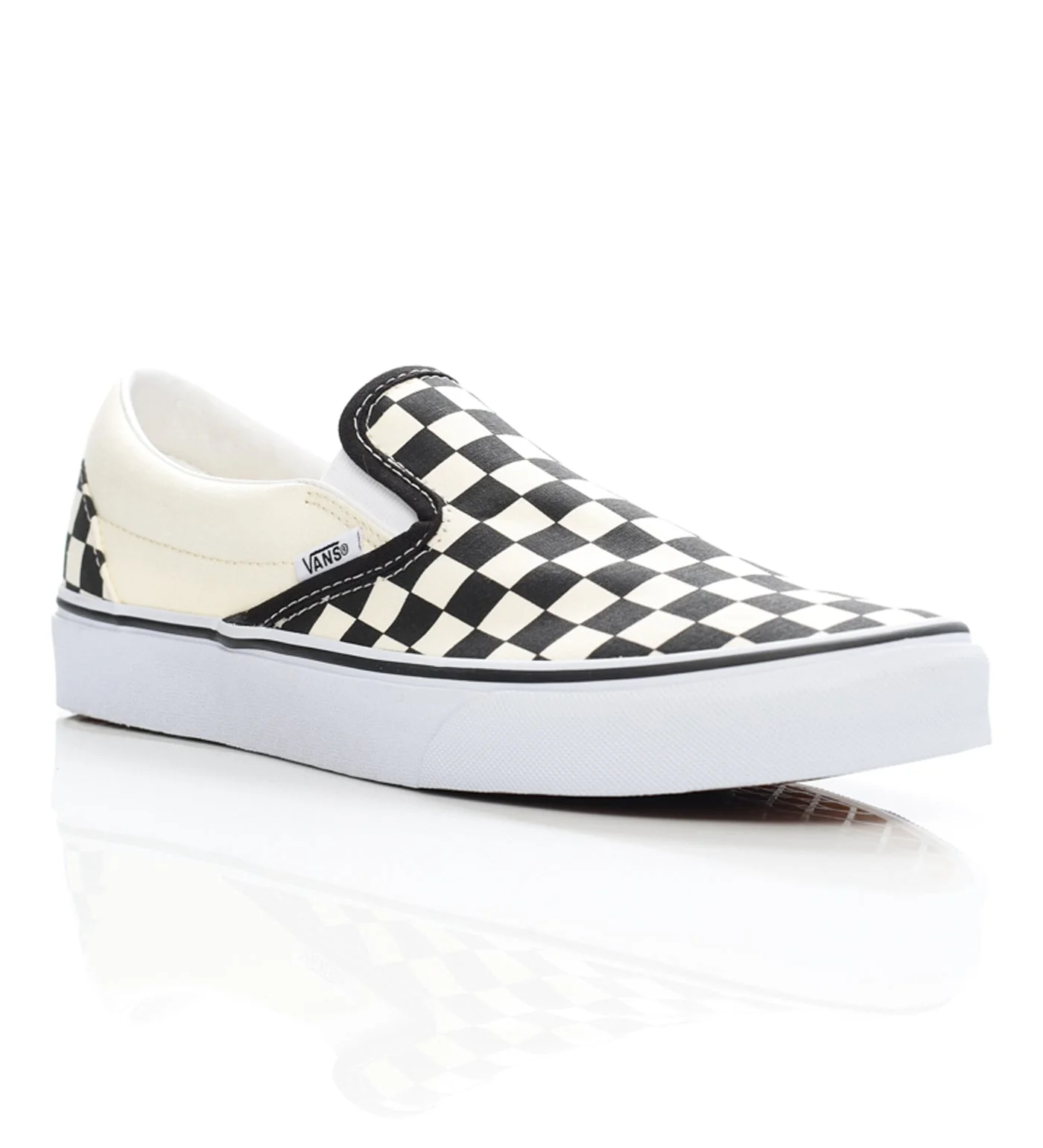 Classic Slip-On, Black&White/Checkerboard/White - Image 2