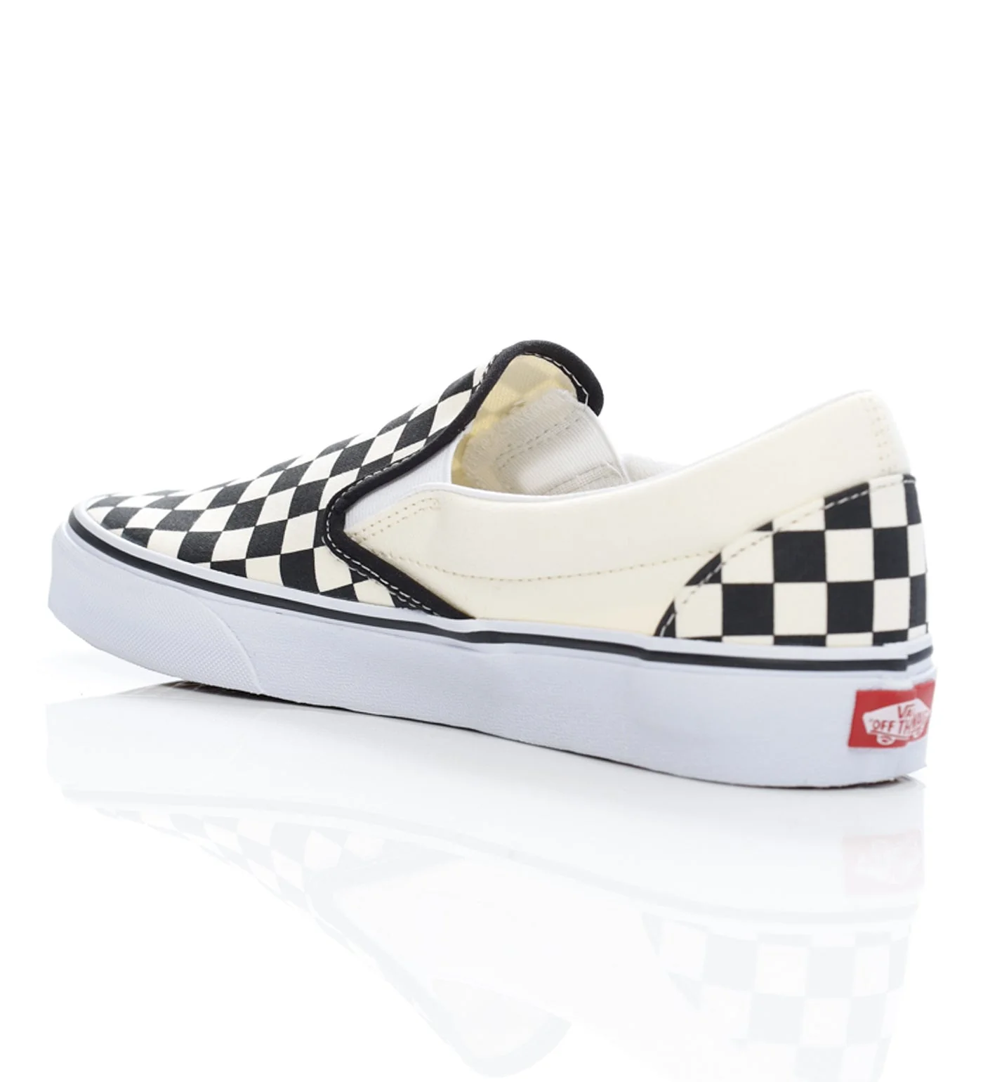 Classic Slip-On, Black&White/Checkerboard/White - Image 3