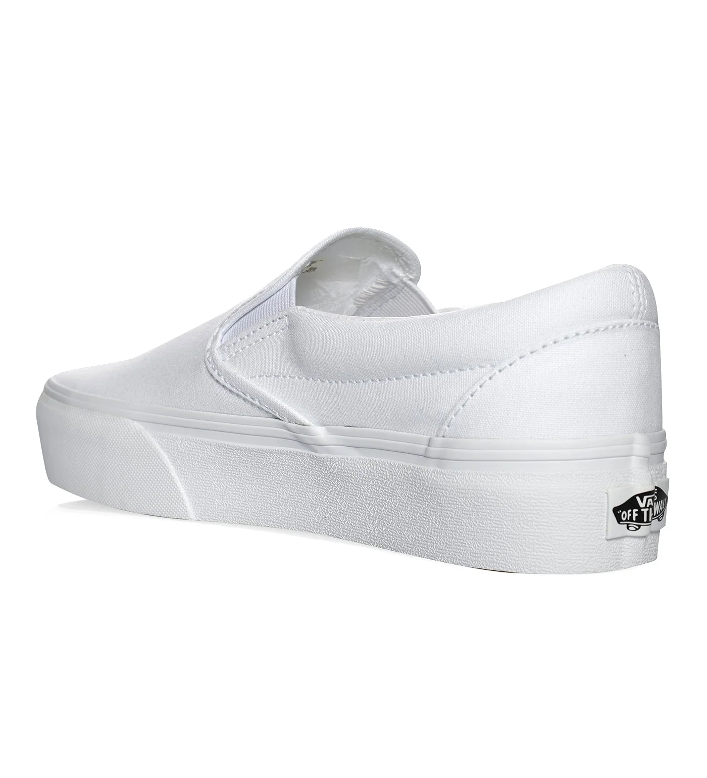 Classic Slip-On Platform, True White - Image 3