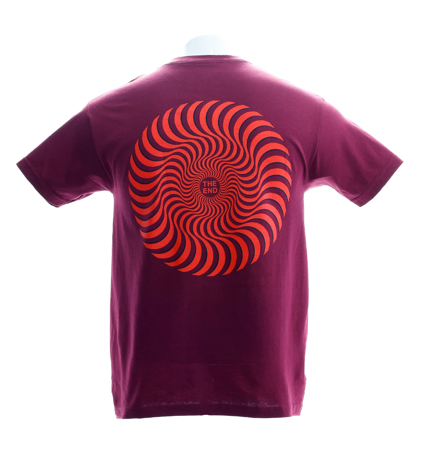 Classic Swirl Overlay, Burgundy - Image 2