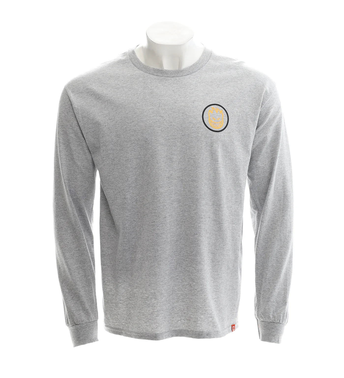 Classic Swirl Overlay L/S, Sport Grey