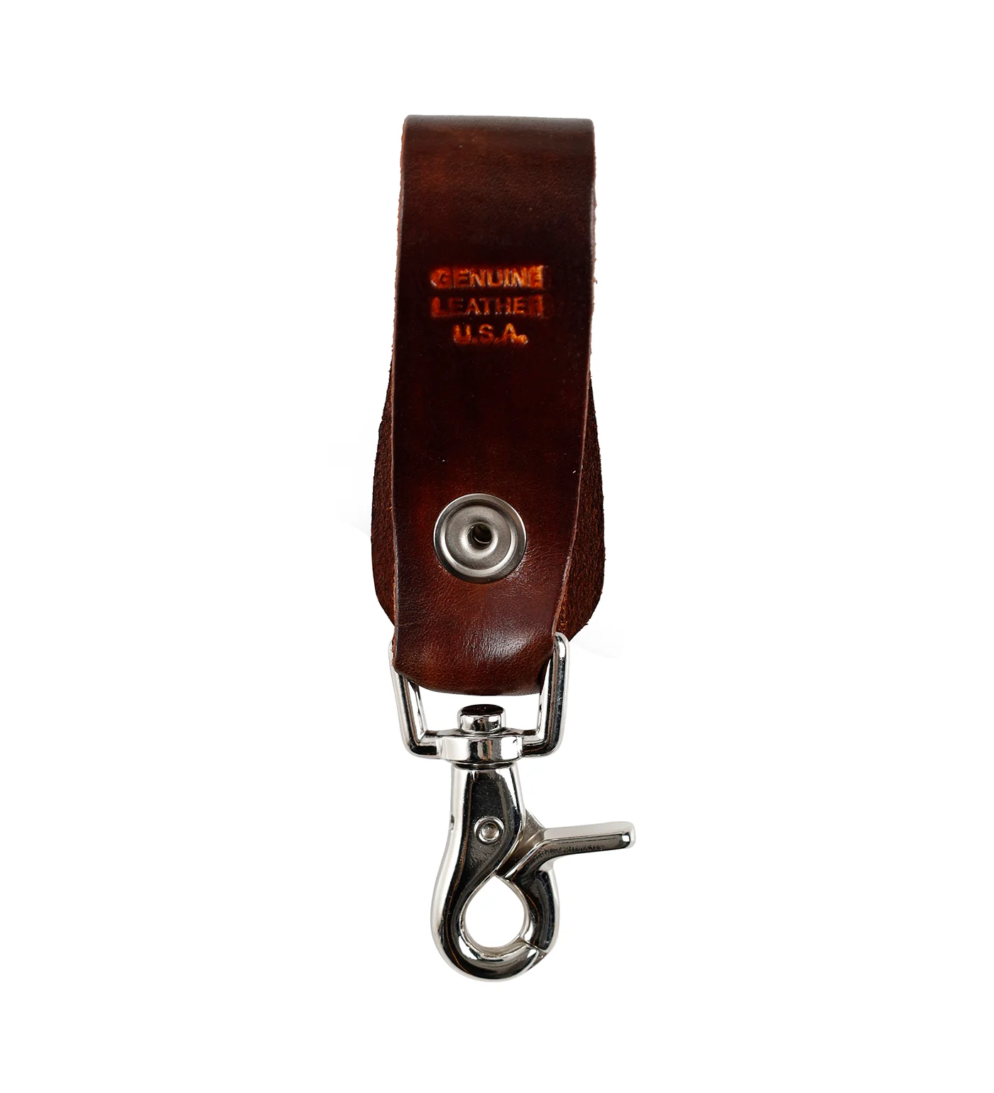 Claw Hook Key Fob Antique Finish--Skull, Brown - Image 2