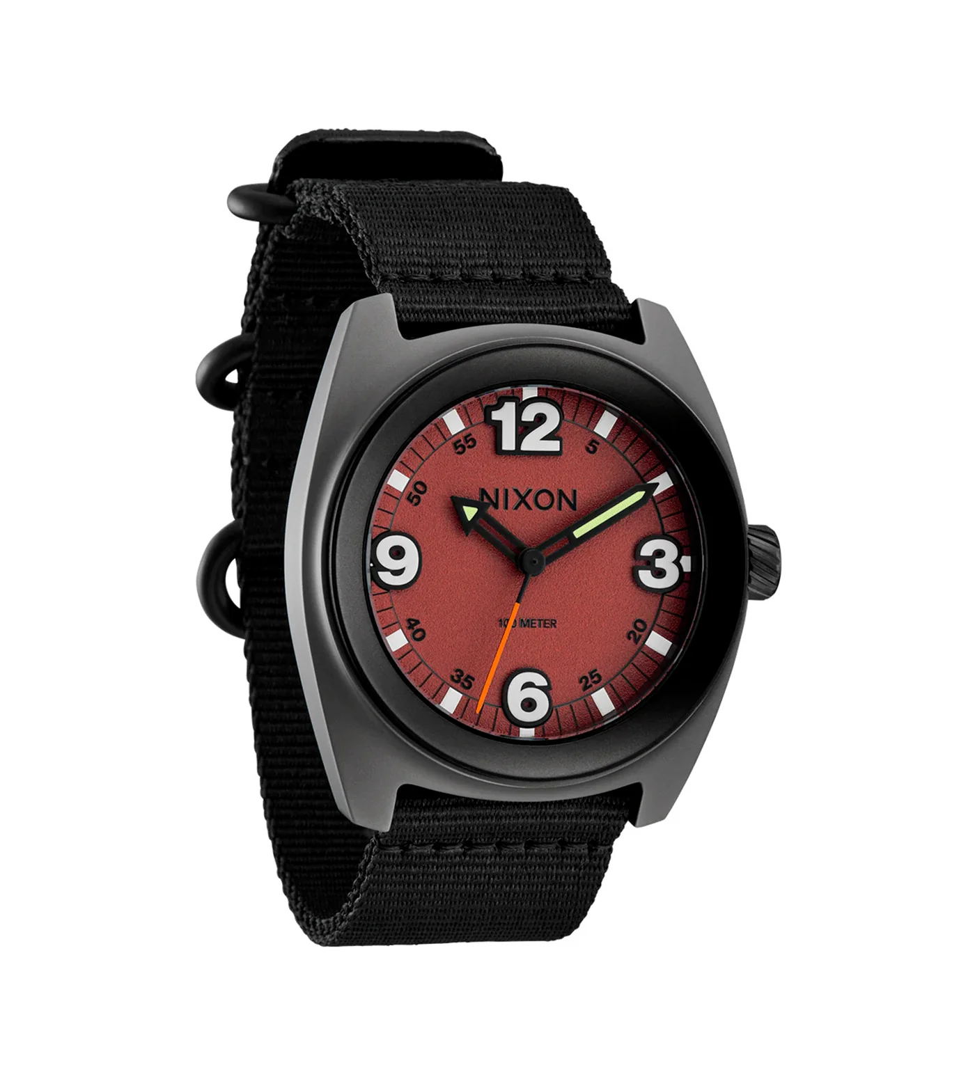 Clutch 42, Matte Gunmetal/Hot Sauce - Image 2