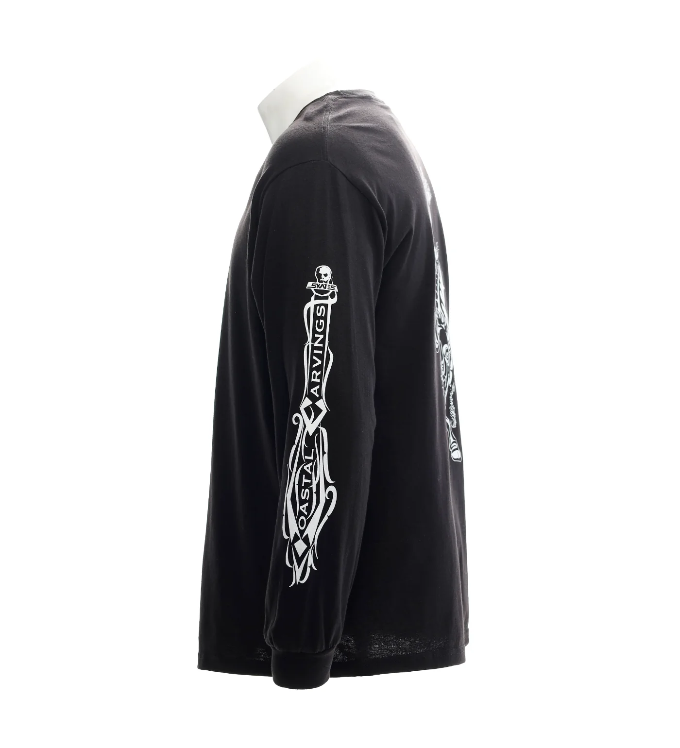 Coastal Carvings L/S, Black - Image 3