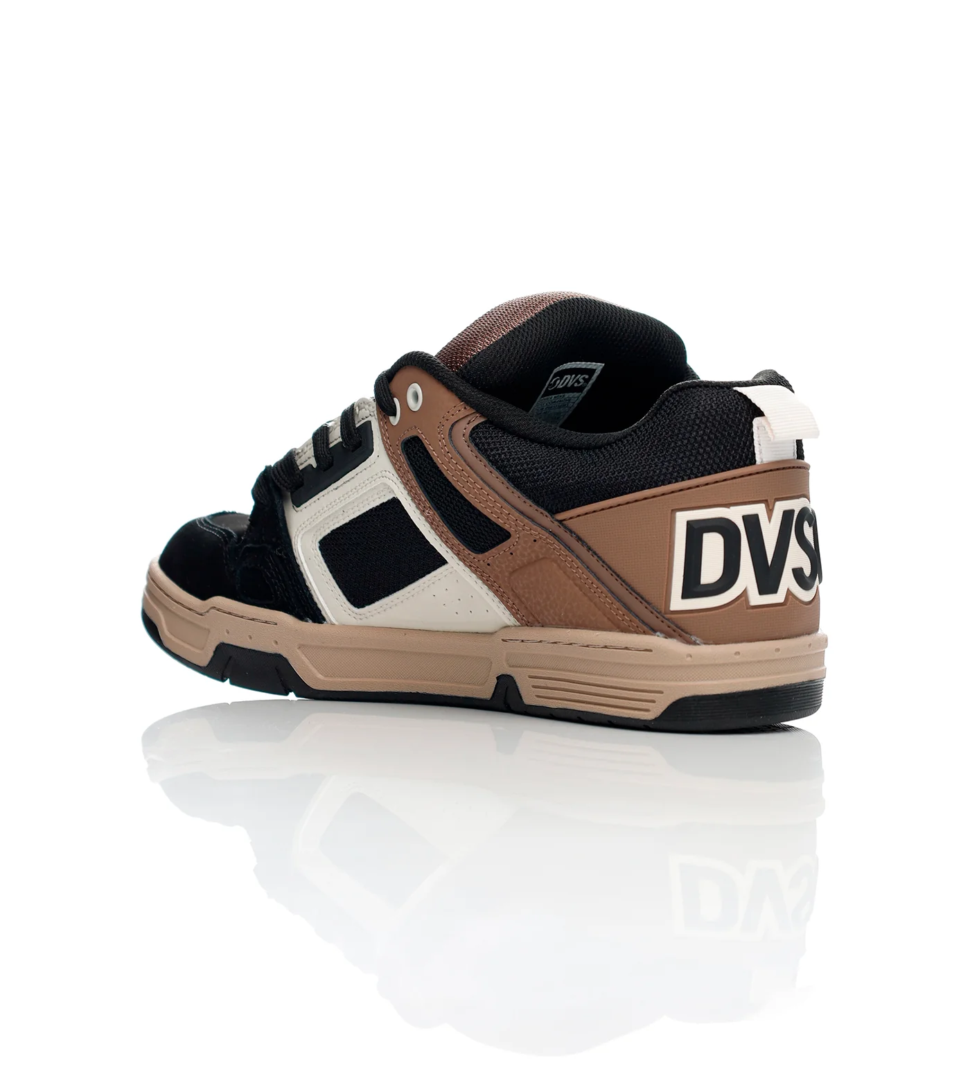 Comanche, Black/Taupe Brown Suede - Image 3