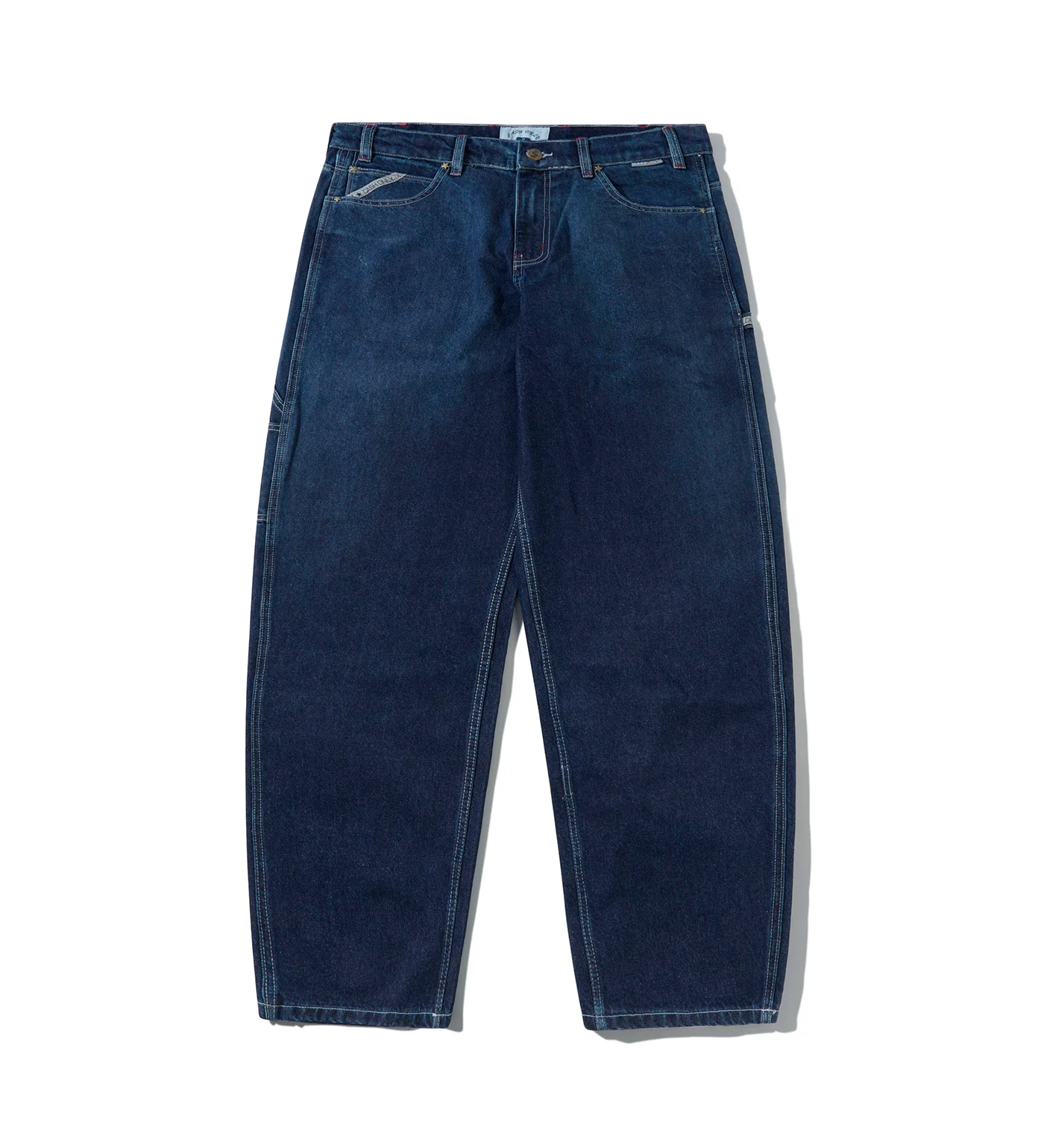 Company Denim, Distressed Washed Slub Blue