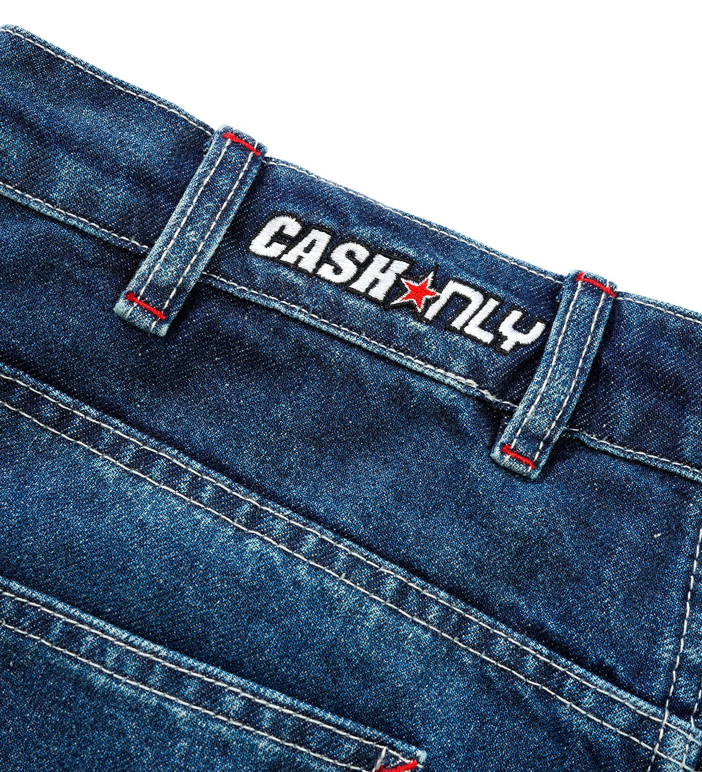 Company Denim, Distressed Washed Slub Blue - Image 5