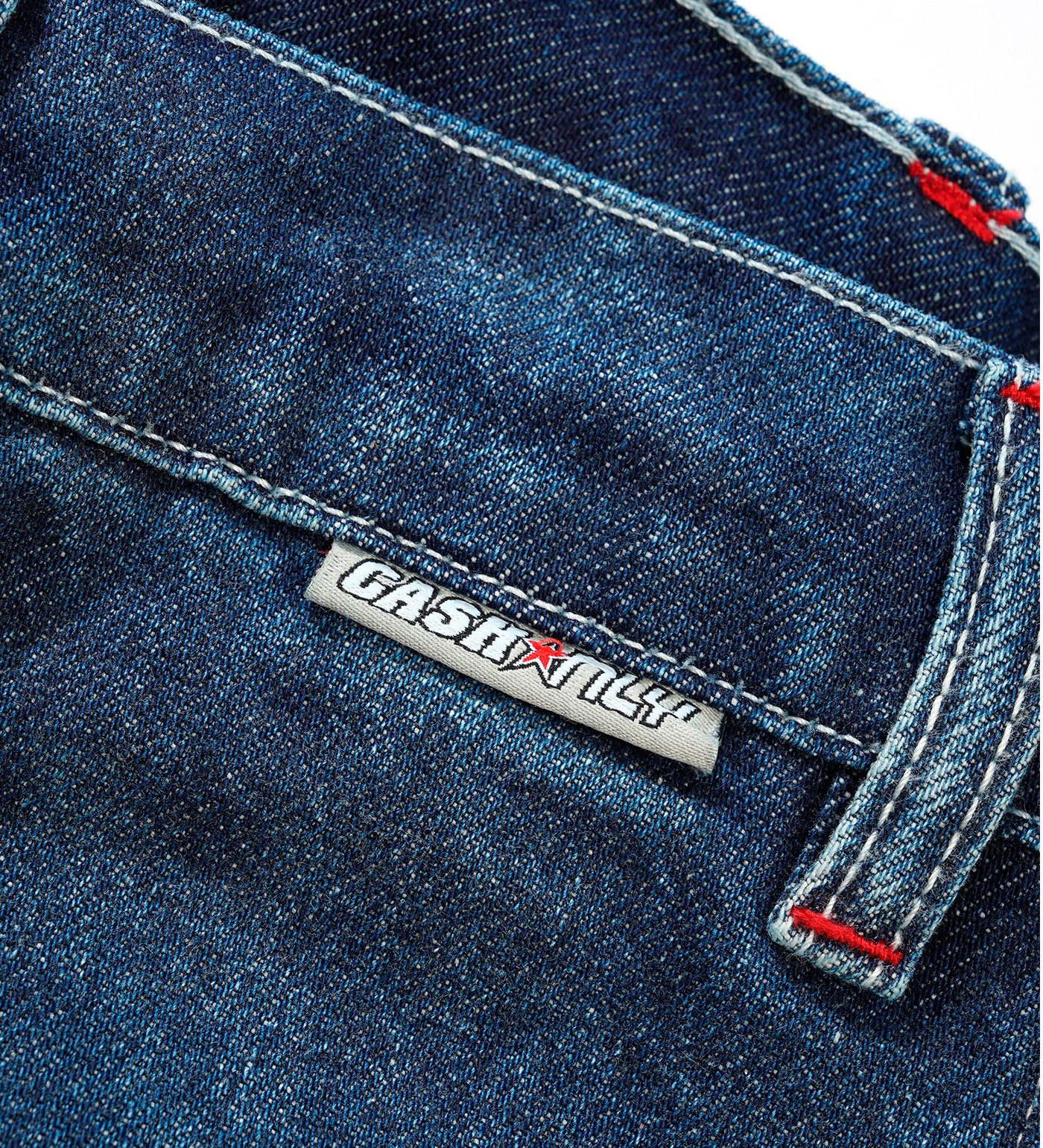 Company Denim, Distressed Washed Slub Blue - Image 6