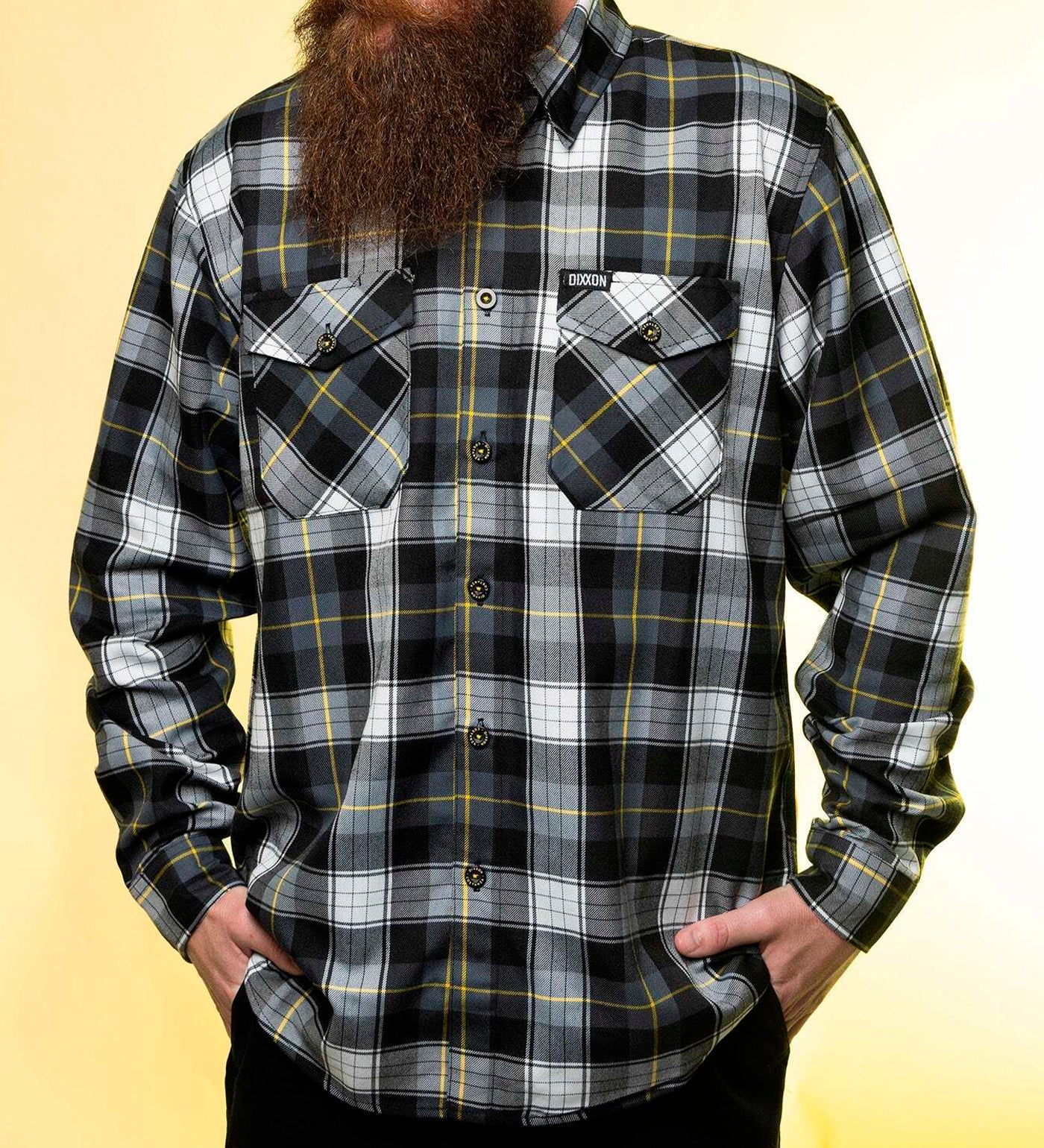 Costanza Flannel, Black/Green - Image 5