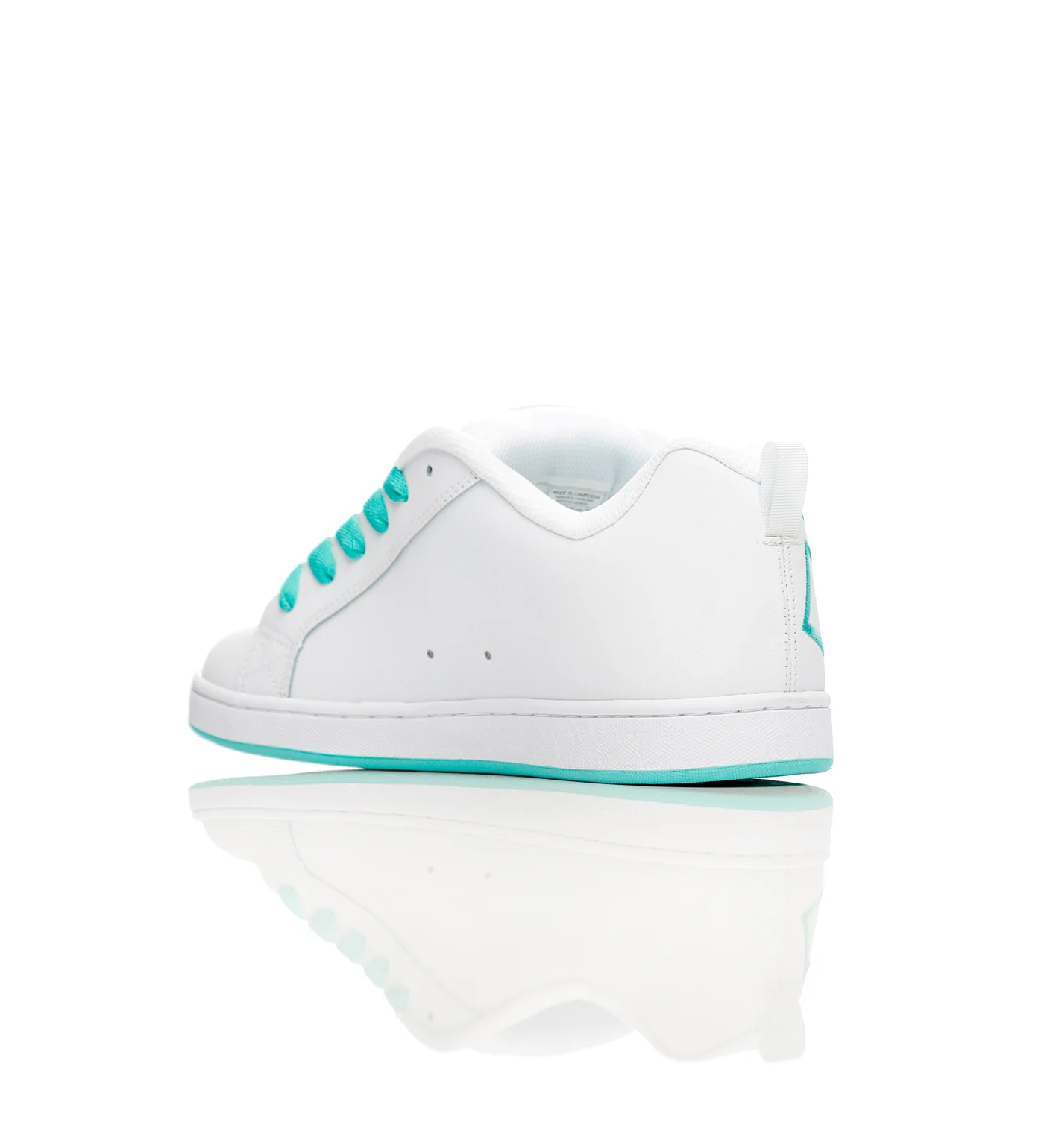 Court Graffik, White/Aqua - Image 3