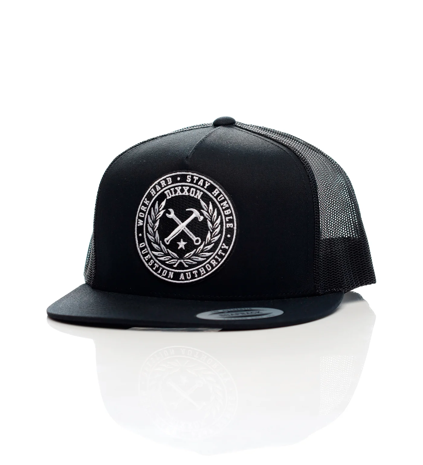 Crested Trucker, Black/Black