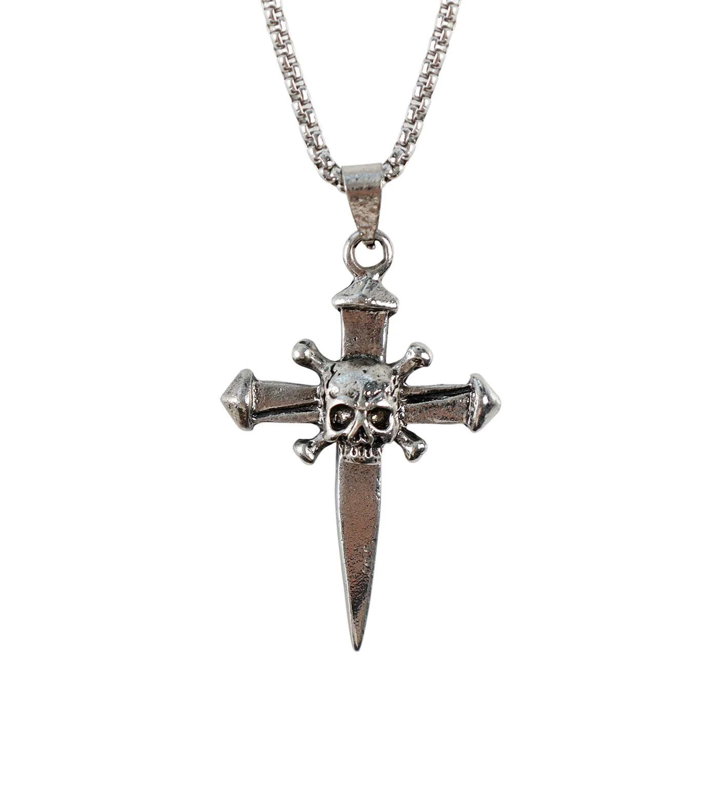 Cross Bones Cross, Silver(2A)