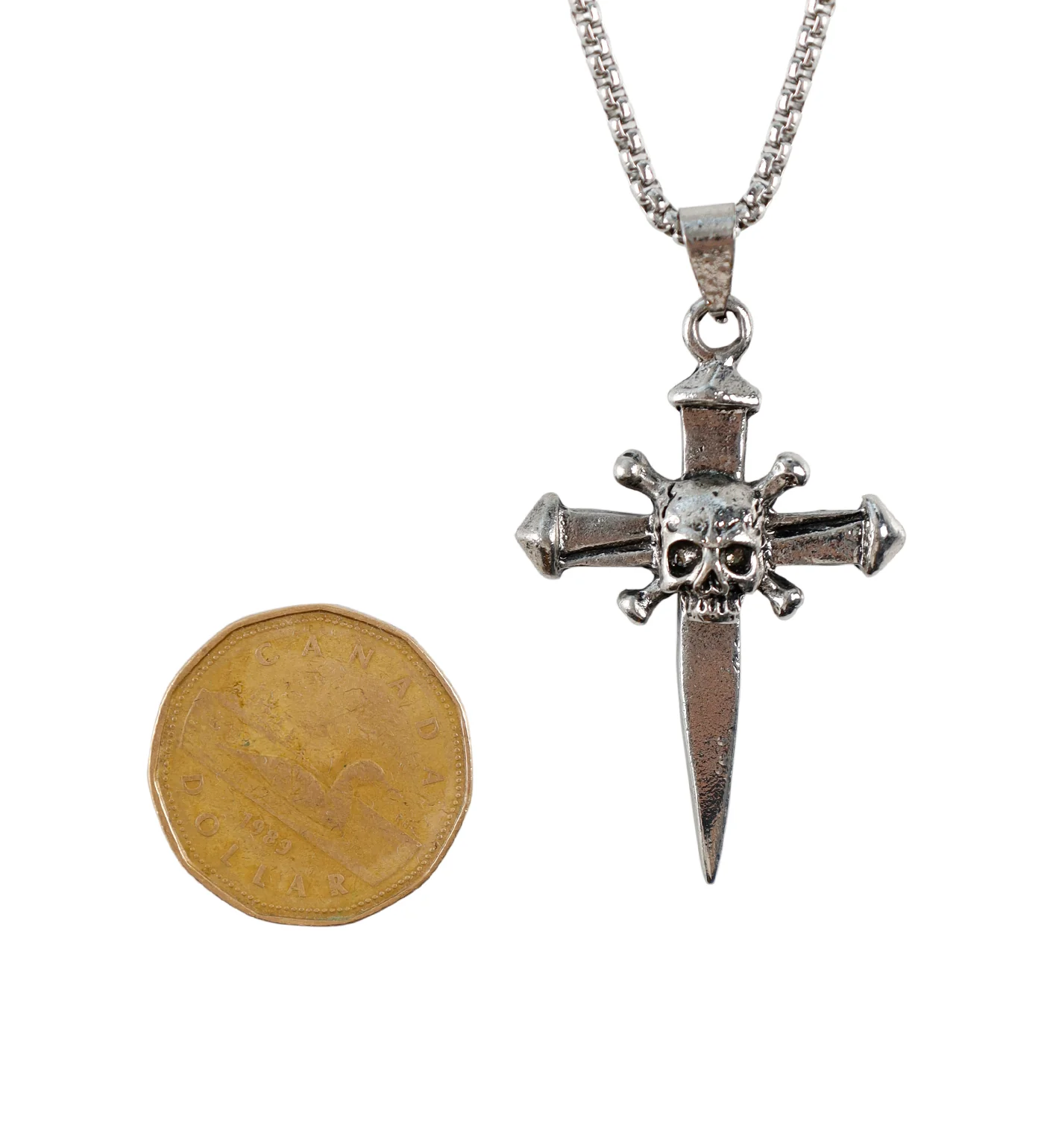 Cross Bones Cross, Silver(2A) - Image 2