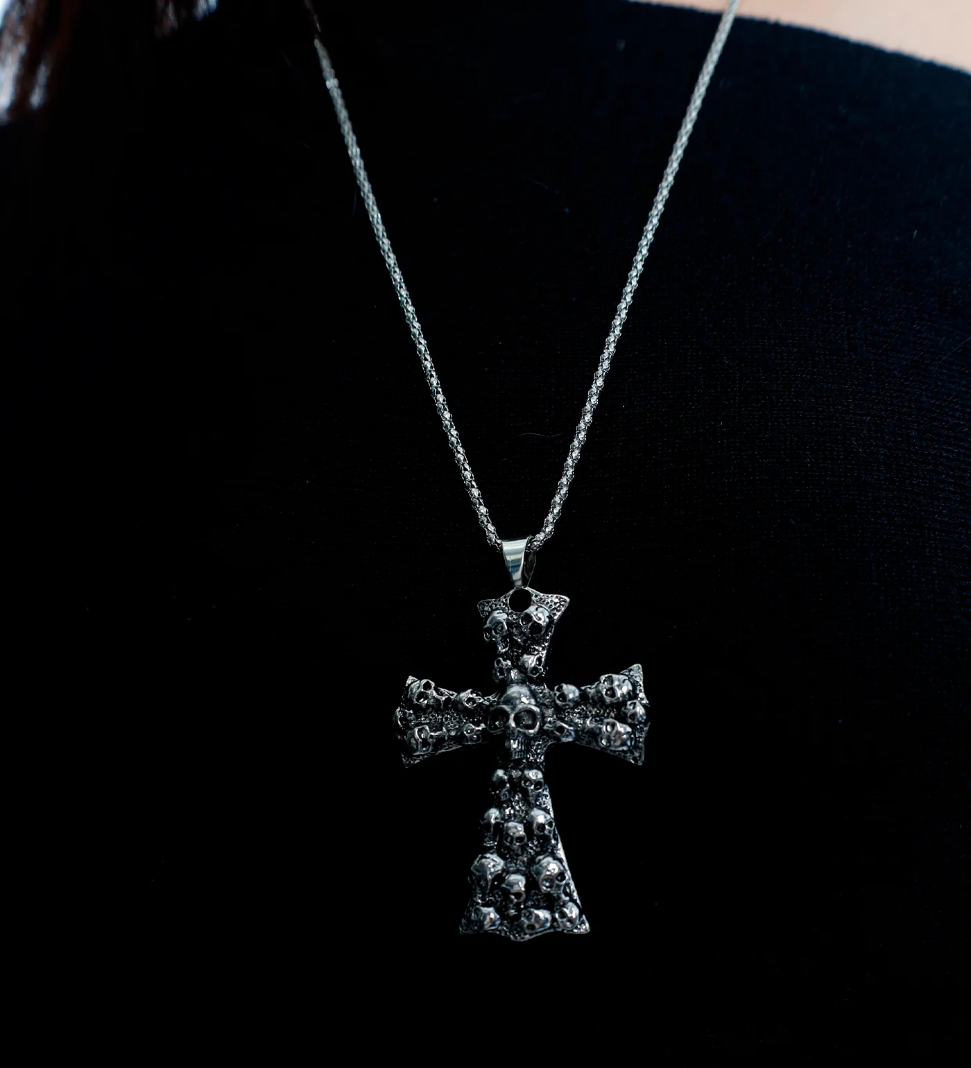 Cross Of Skull, Silver(2A) - Image 4