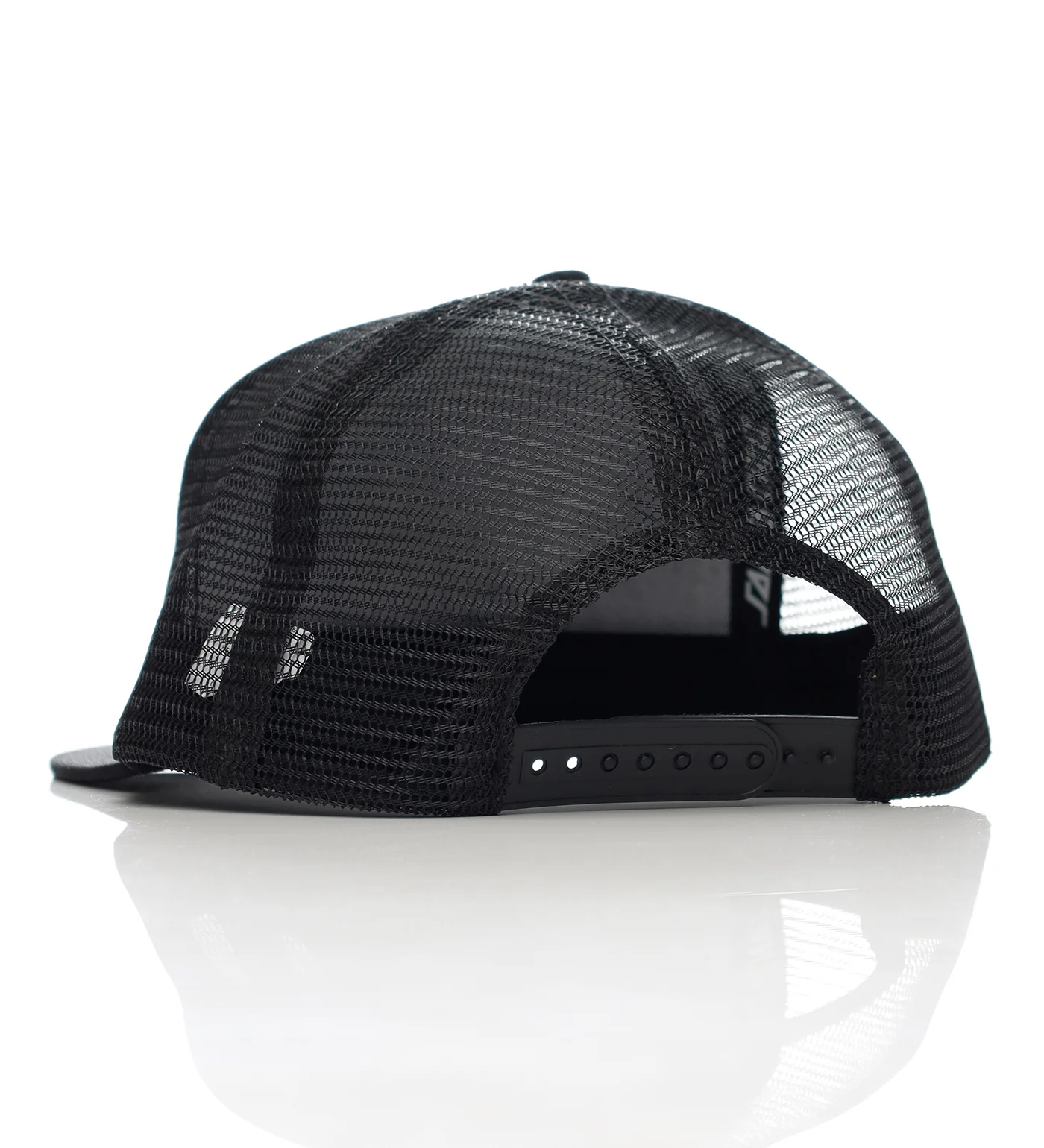 Cruz Embroidered Trucker, Black - Image 2