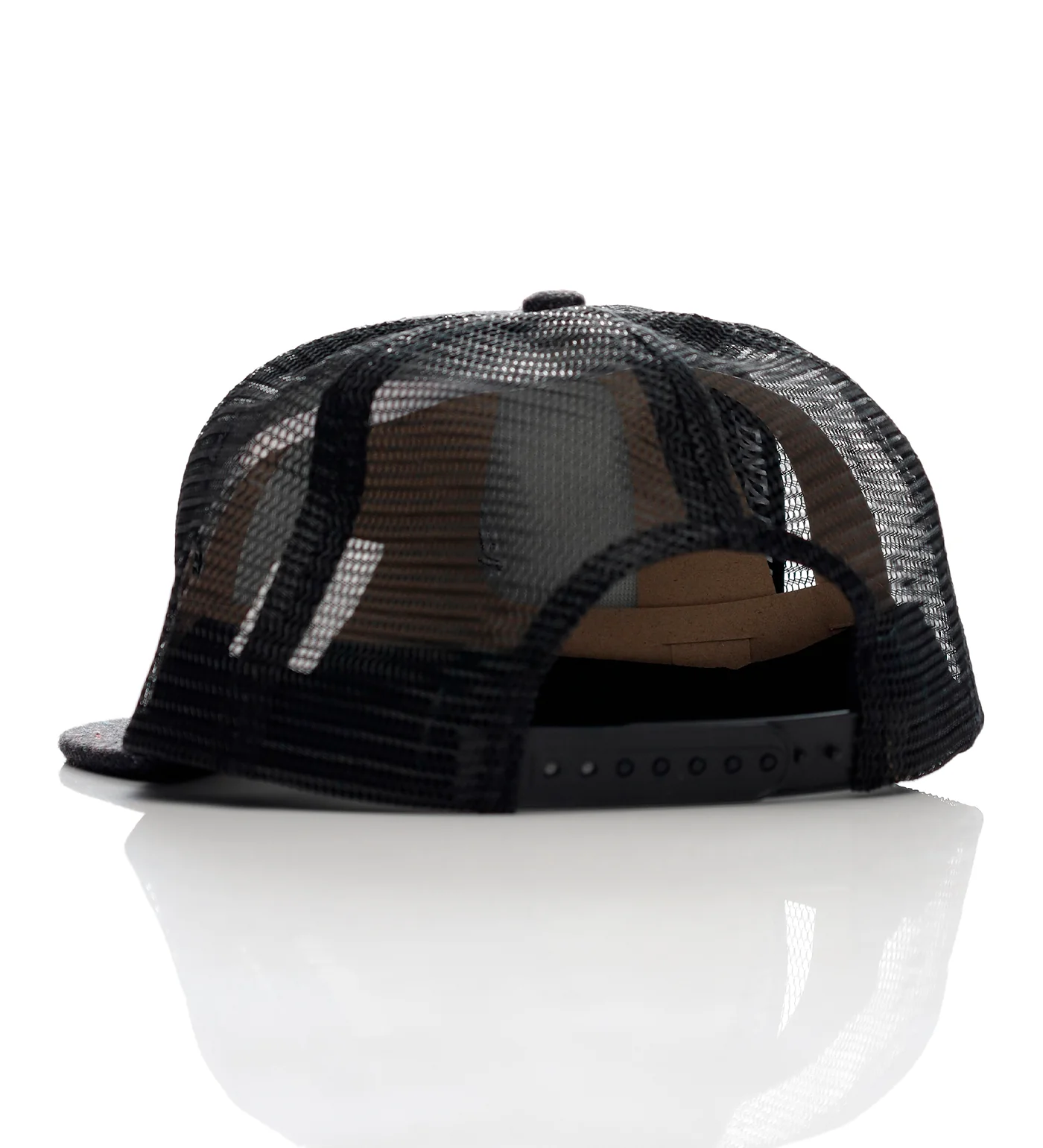Cruz Embroidered Trucker, Black Speckle - Image 2