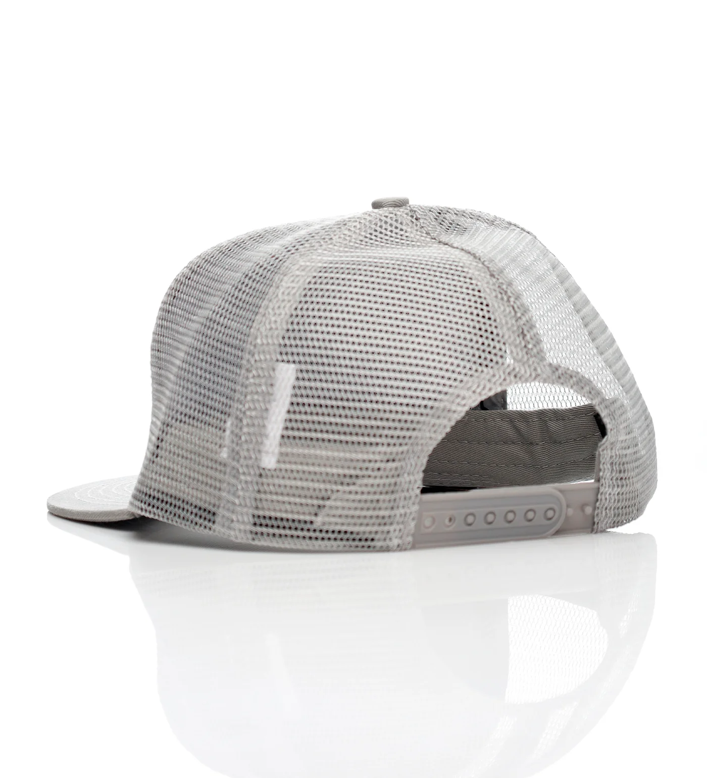 Cruz Embroidered Trucker, Tonal Grey - Image 2