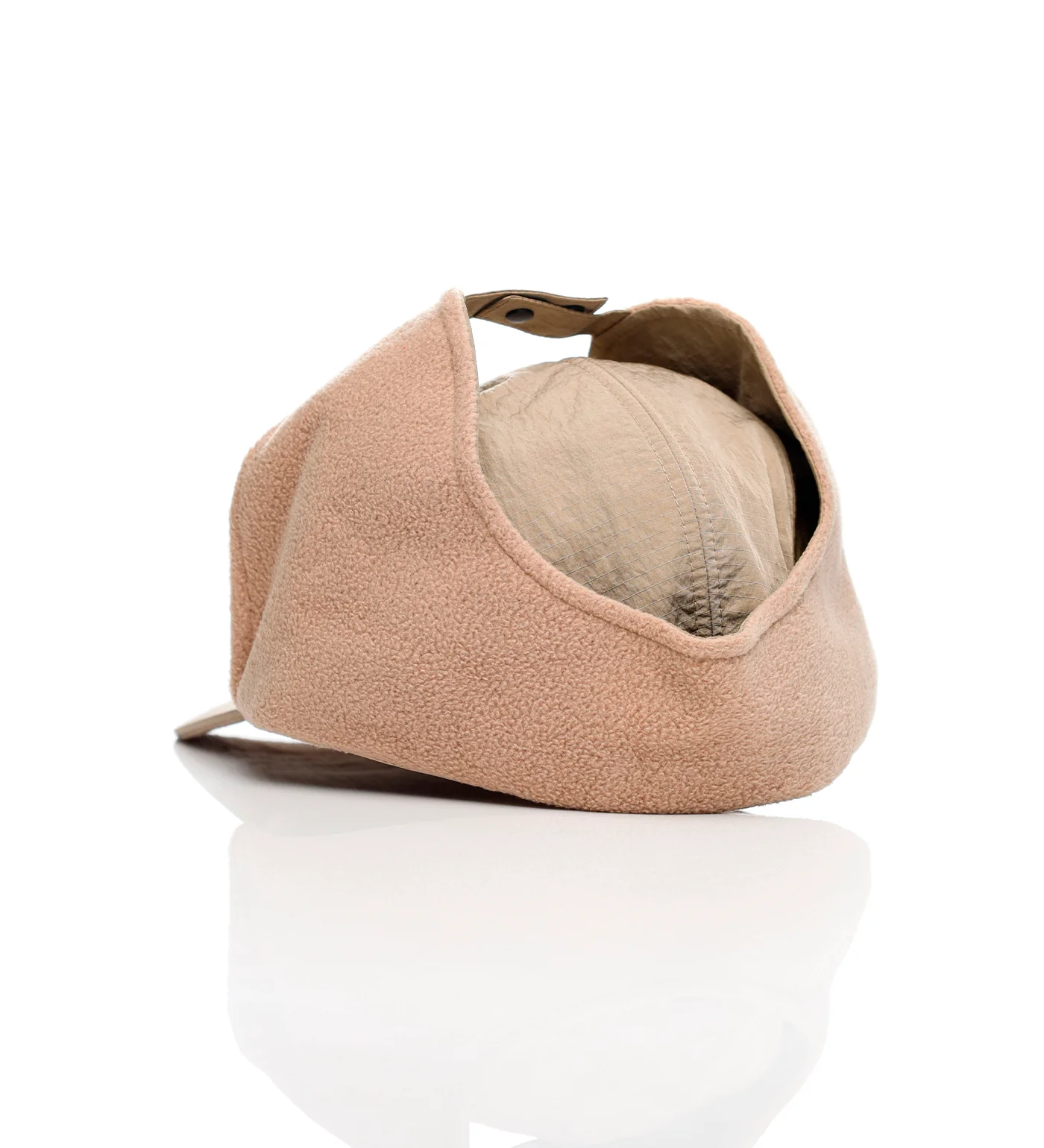 Cursive Earflap, Tan - Image 2