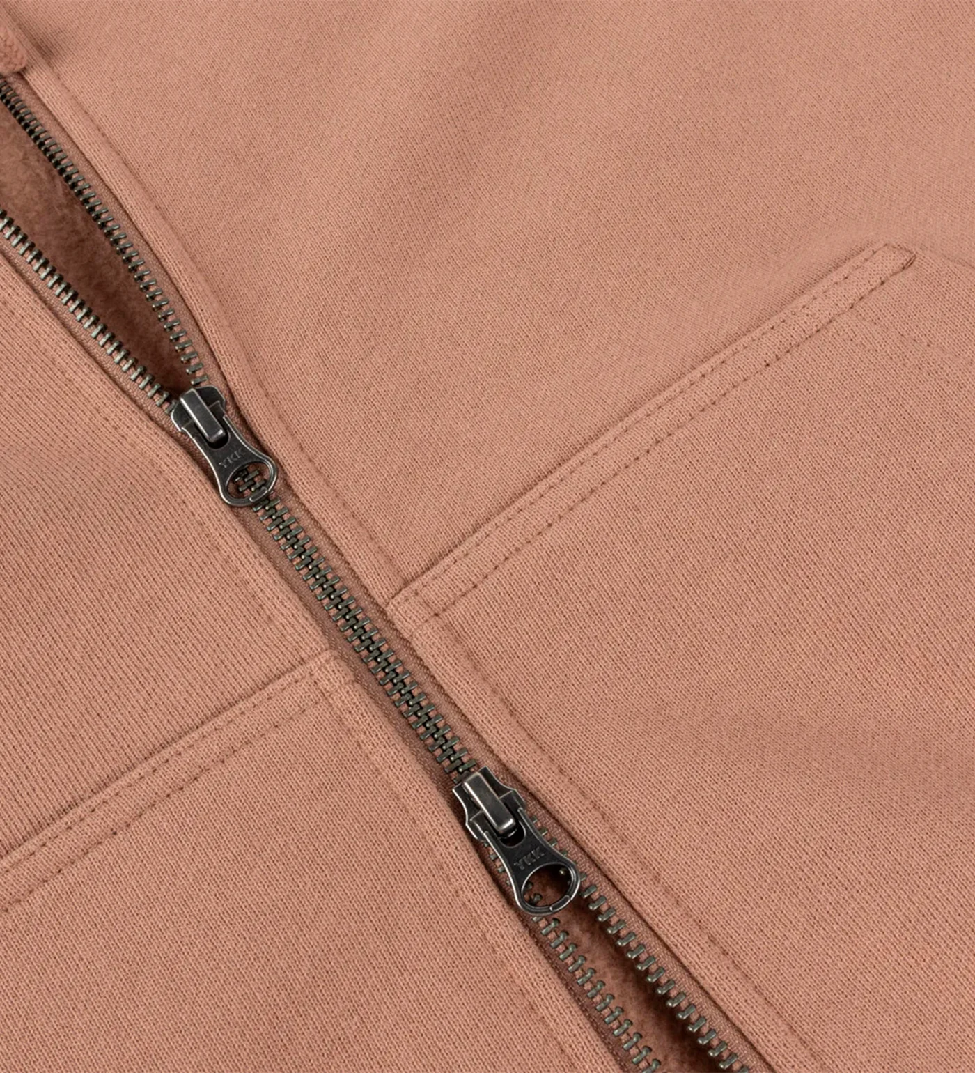 Cursive Small Logo Zip, Sepia - Image 2