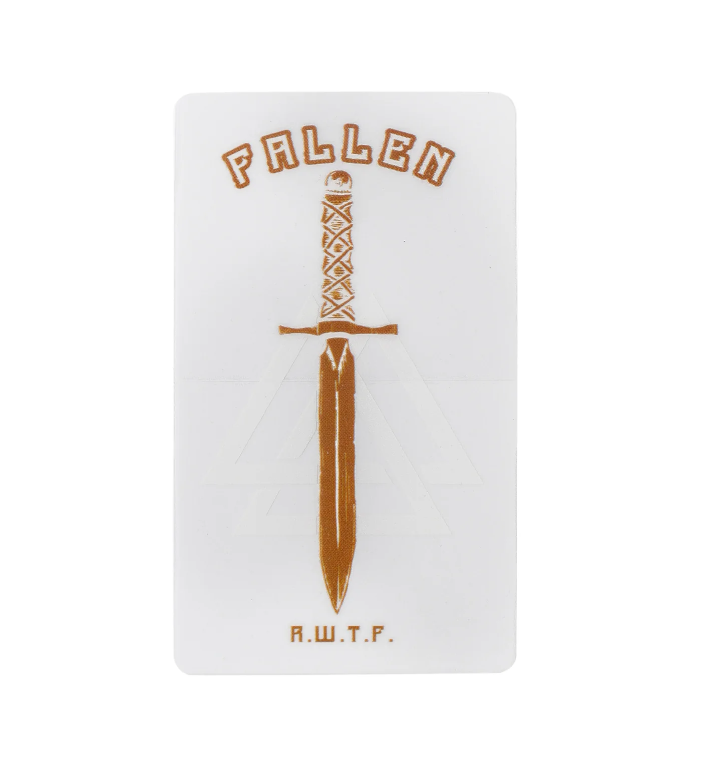 Dagger, Gold/White/Transparent