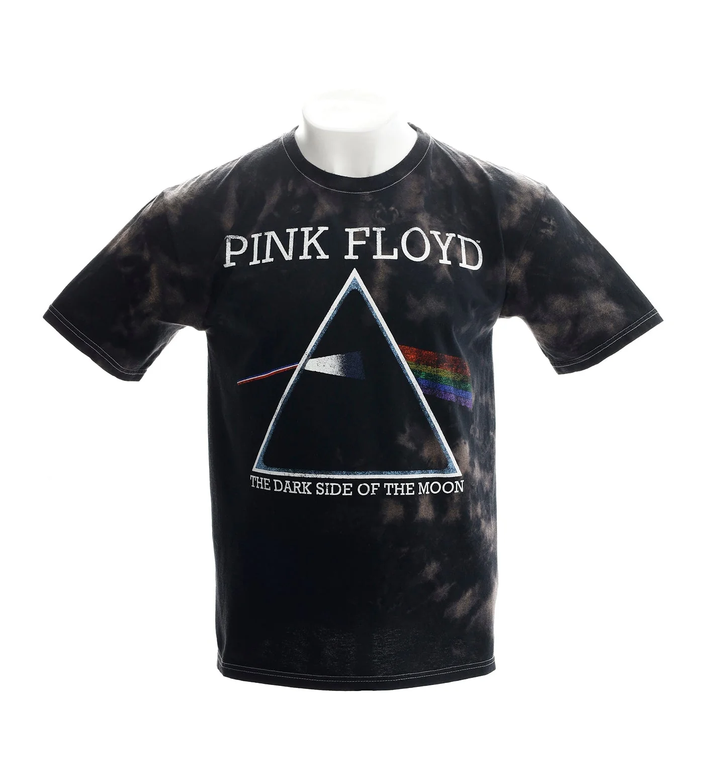 Dark Side Of The Moon Distressed, Black Tie-Dye