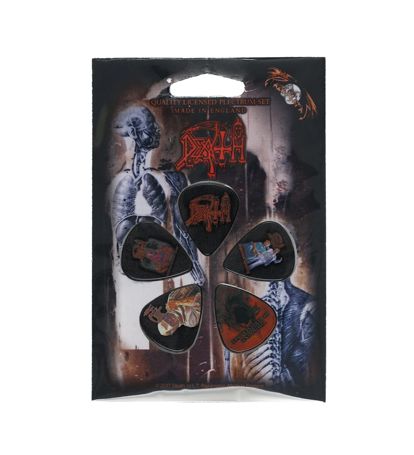 Death Albums Guitar Pick Set, Black