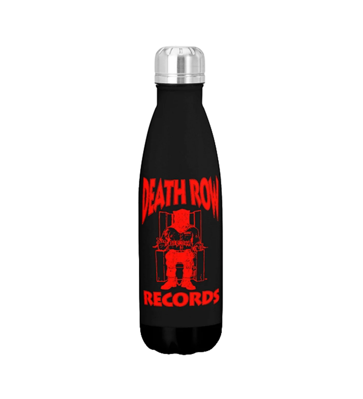 Death Row Records Drink Bottlek, Black/Red