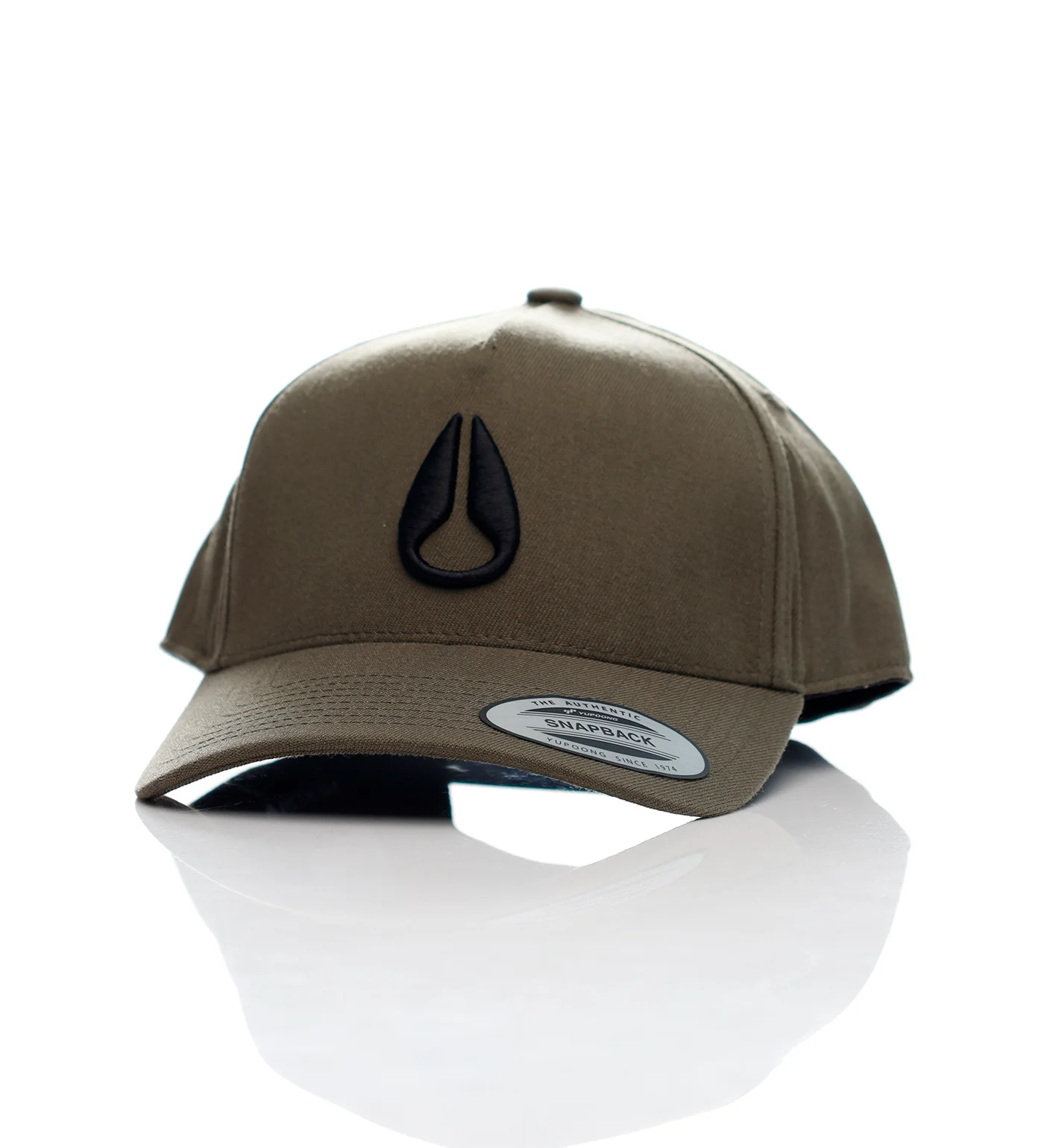 Deep Down Athletic Snapback, Olive/Black