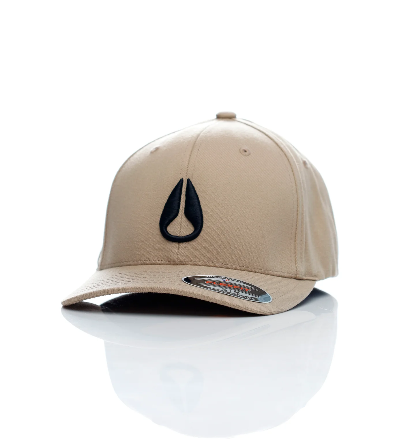 Deep Down Flexfit Athletic Fit, Khaki/Black